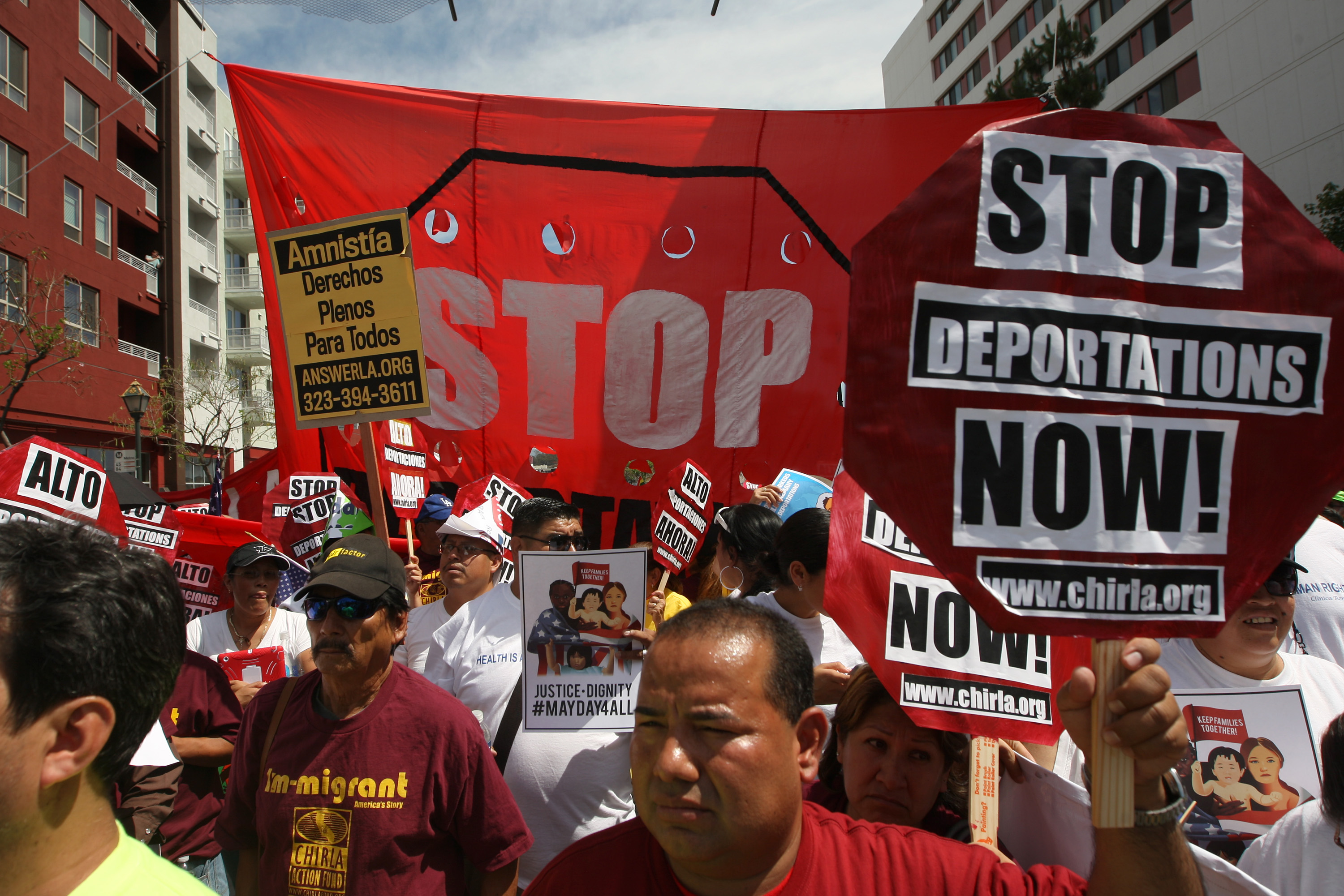 LA May Day Marches Celebrate Workers, Push For Immigration Reform
