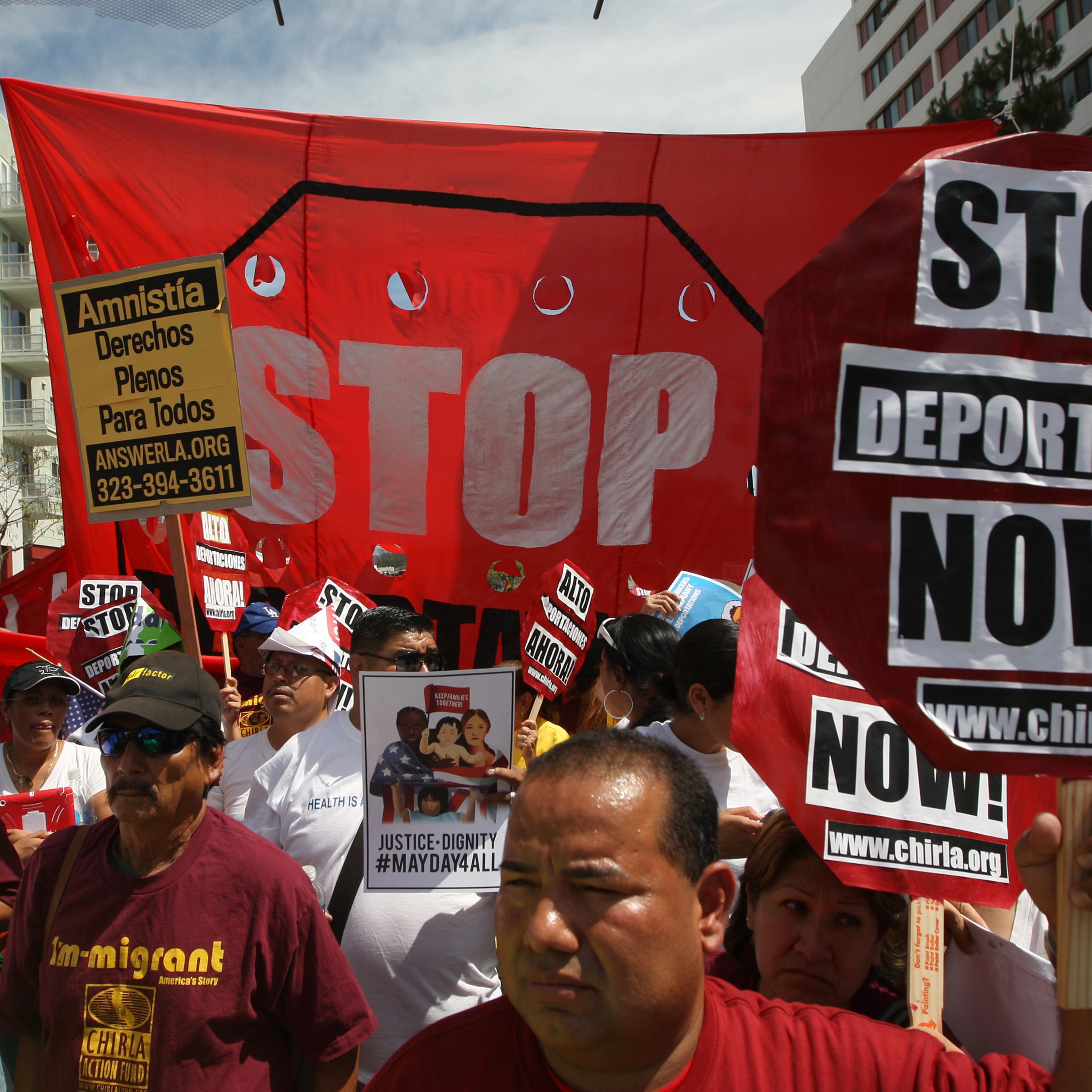 LA May Day Marches Celebrate Workers, Push For Immigration Reform