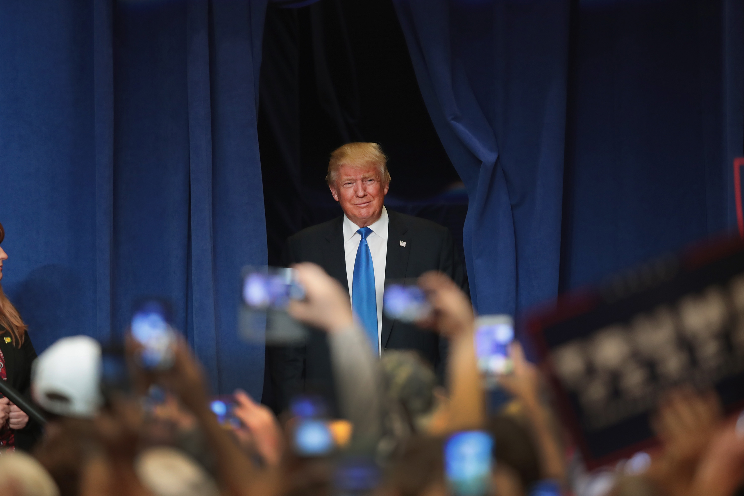 Donald Trump Campaigns In Green Bay, Wisconsin