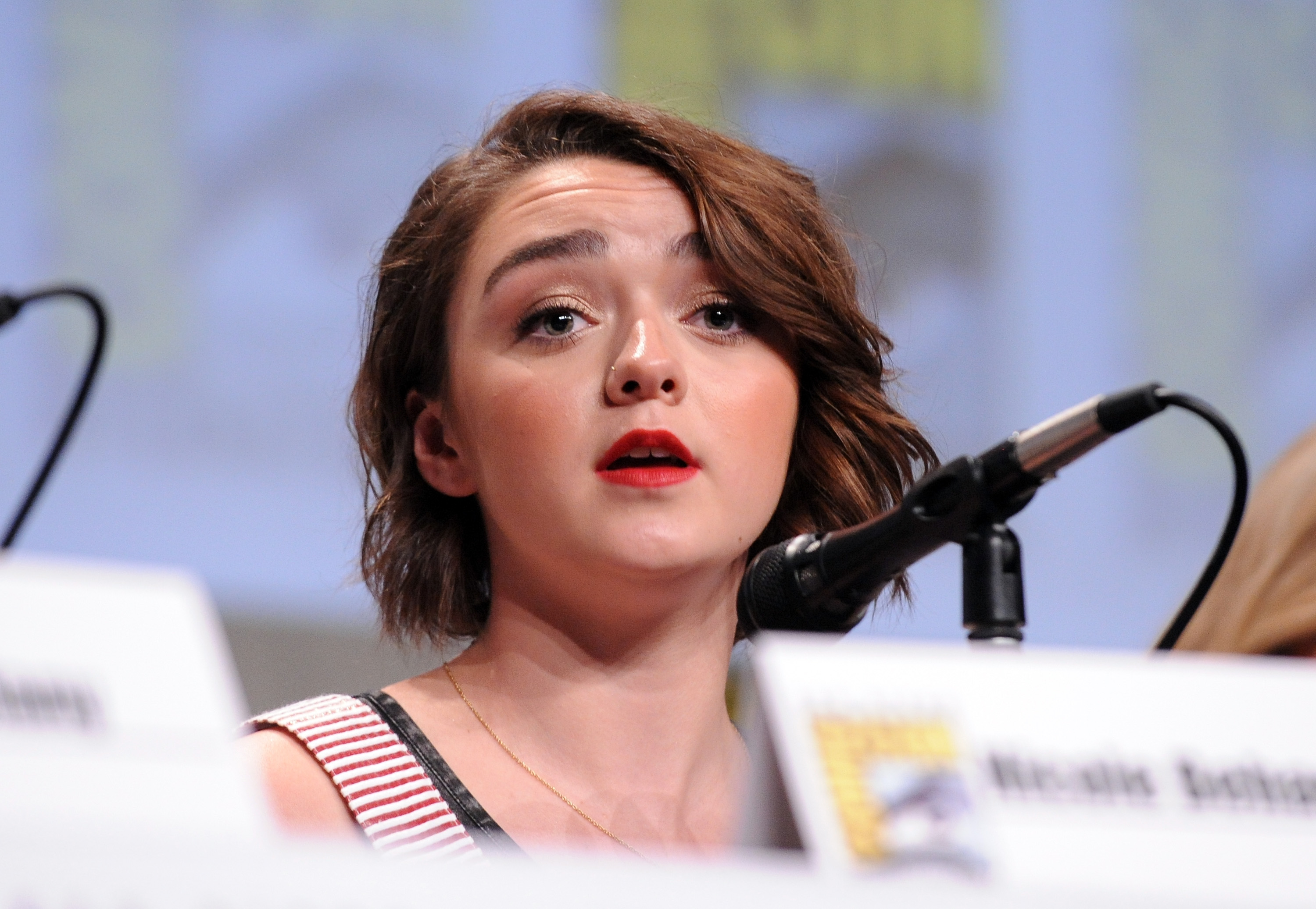 Maisie Williams at Comic Con 2014