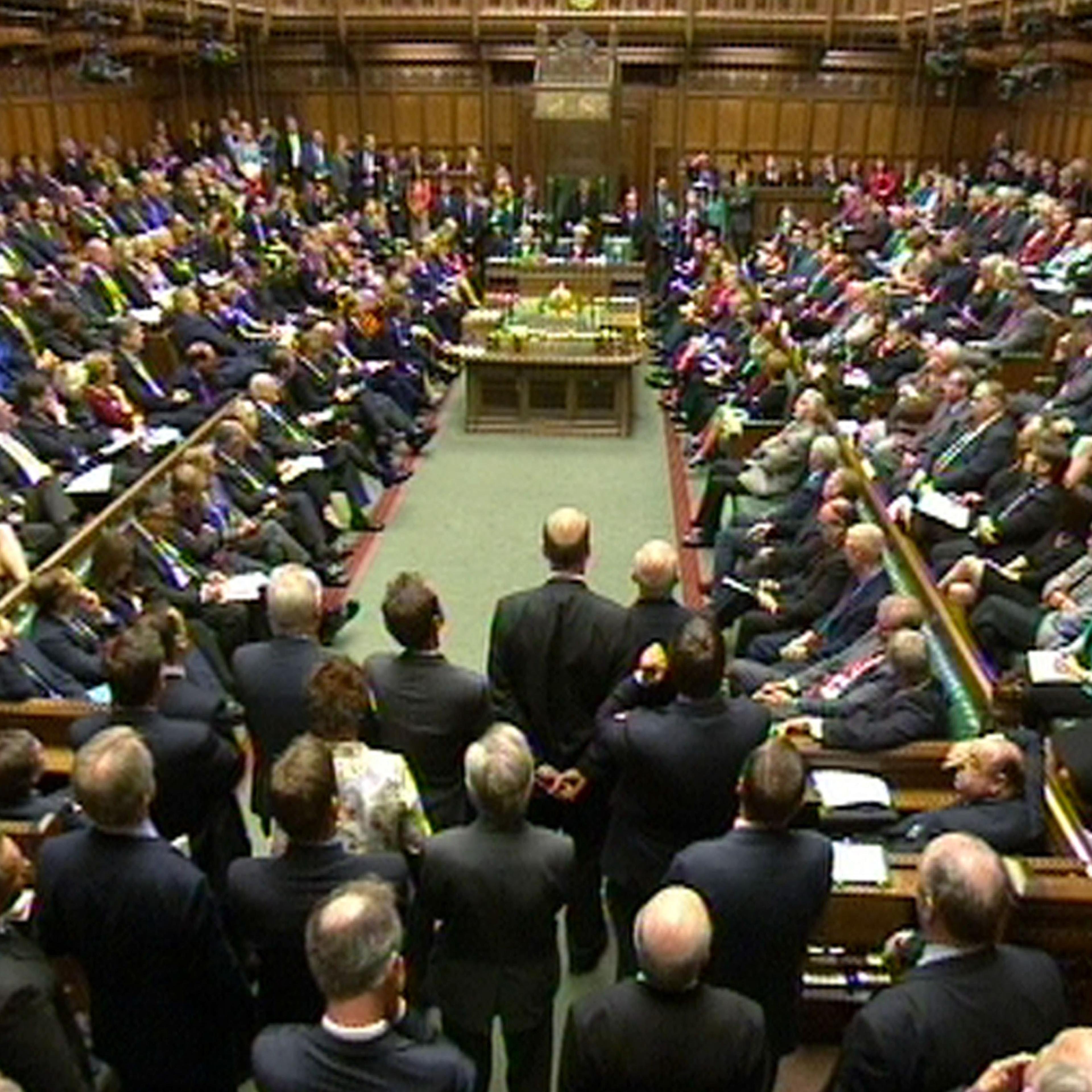 Parliament debates military action against ISIS at the House of Commons, London on Sept. 26, 2014.