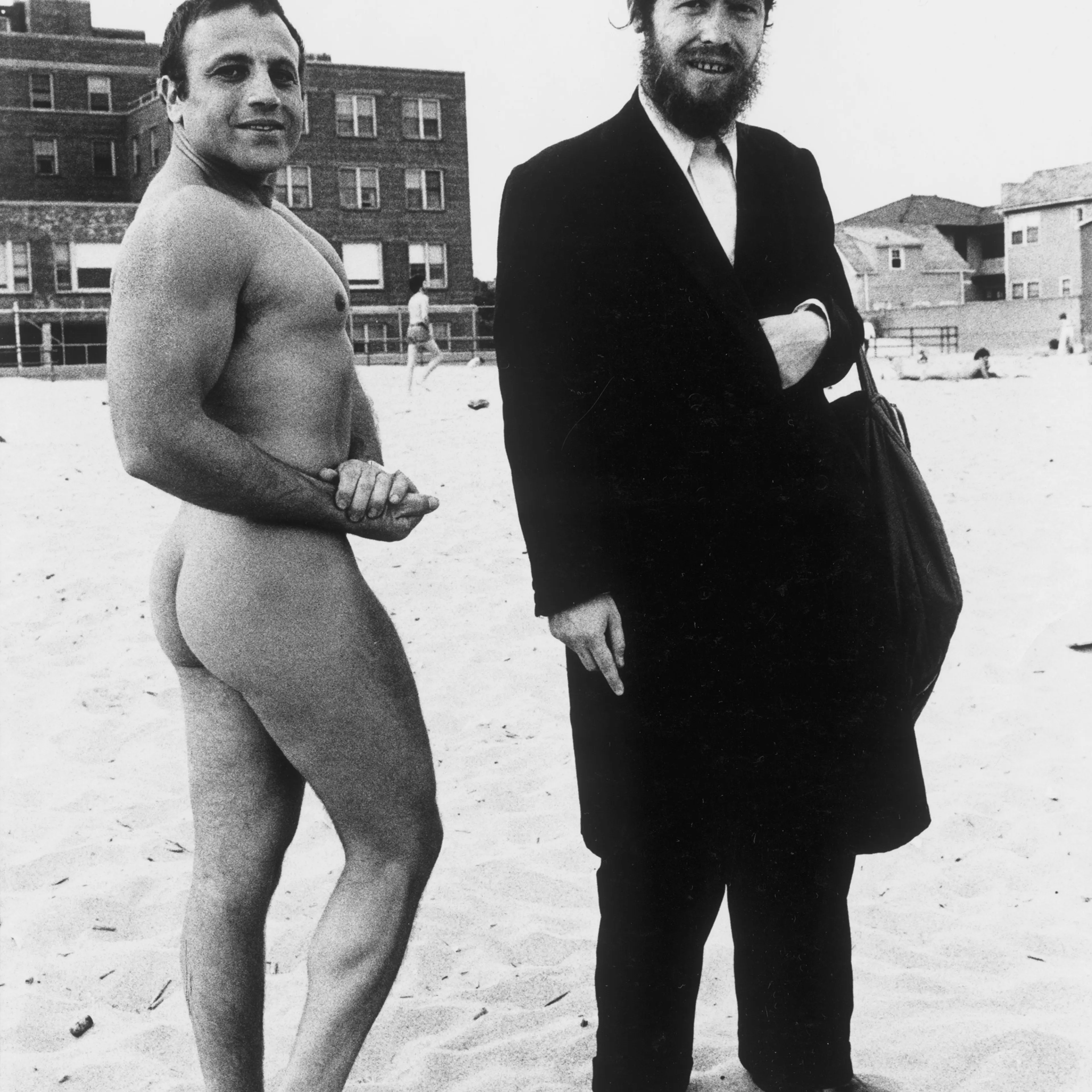 Hassid and Jewish Bodybuilder, 1980