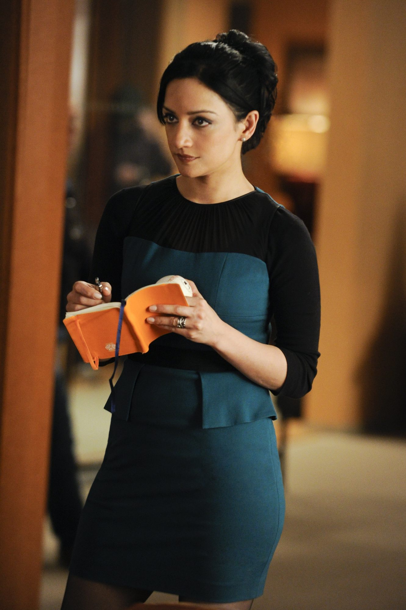 Archie Panjabi on the 'Good Wife' on Feb. 27, 2014.