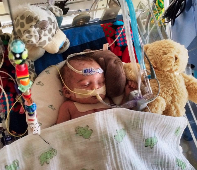 Facebook apologized for rejecting an ad featuring this photo of 2-month-old Hudson Azera Bond