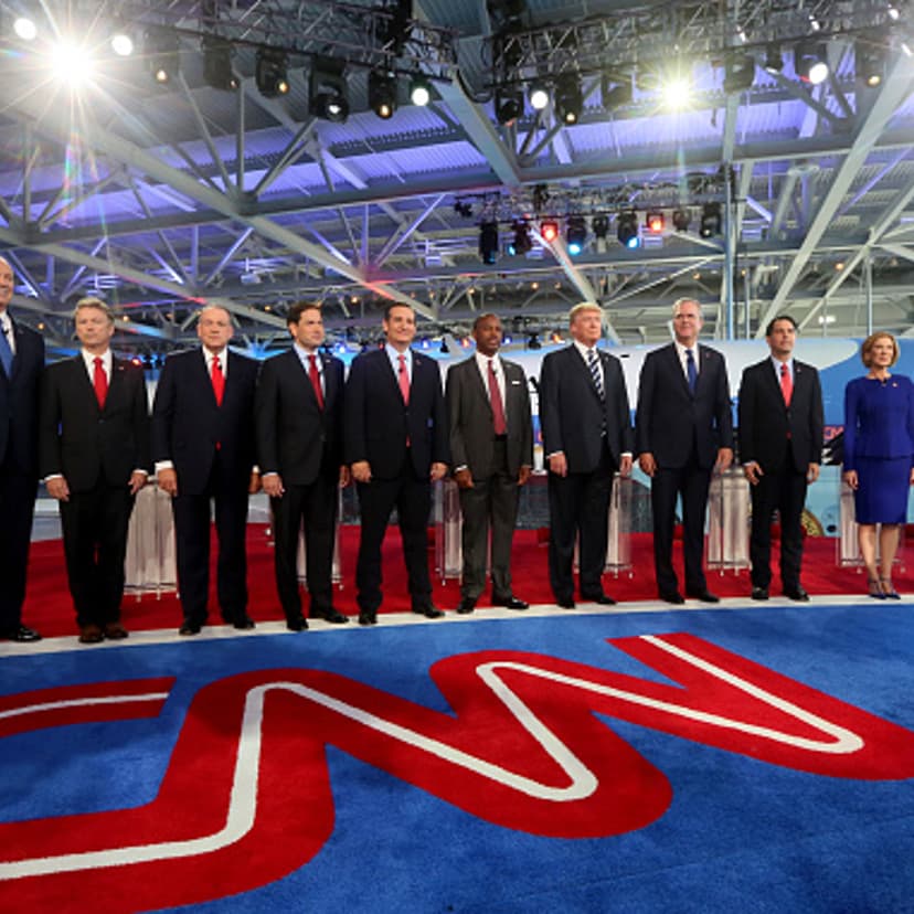 Republican Candidates Take Part In Debates At Reagan Library In Simi Valley