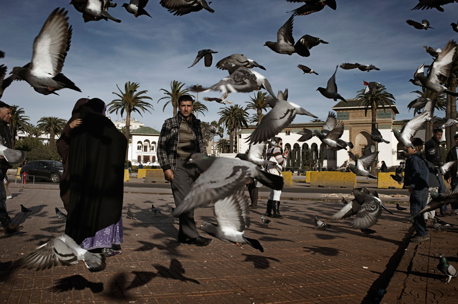 March 2012. Casablanca's Mohammed V Square. 