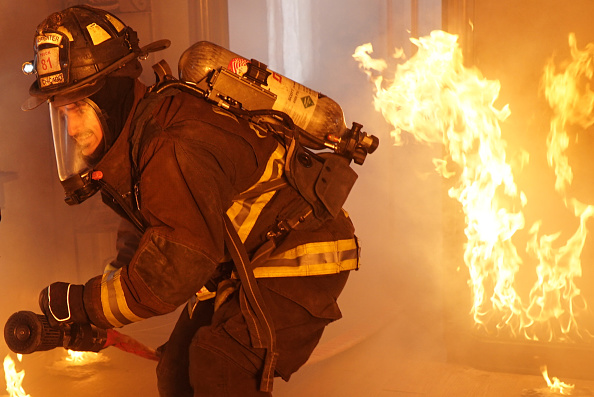A still from Chicago Fire's episode "Headlong Toward Disaster"