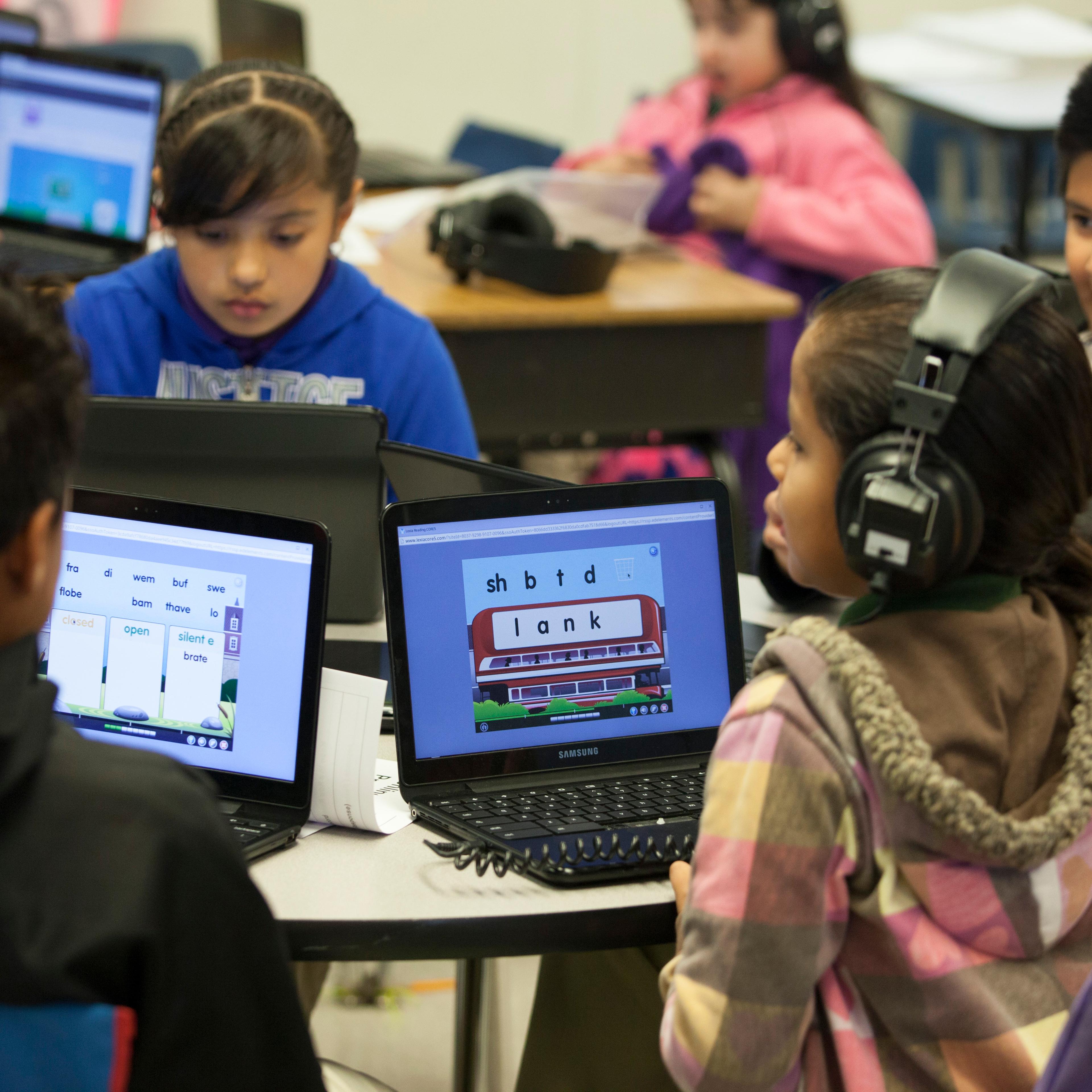 California schools use blended learning to teach students