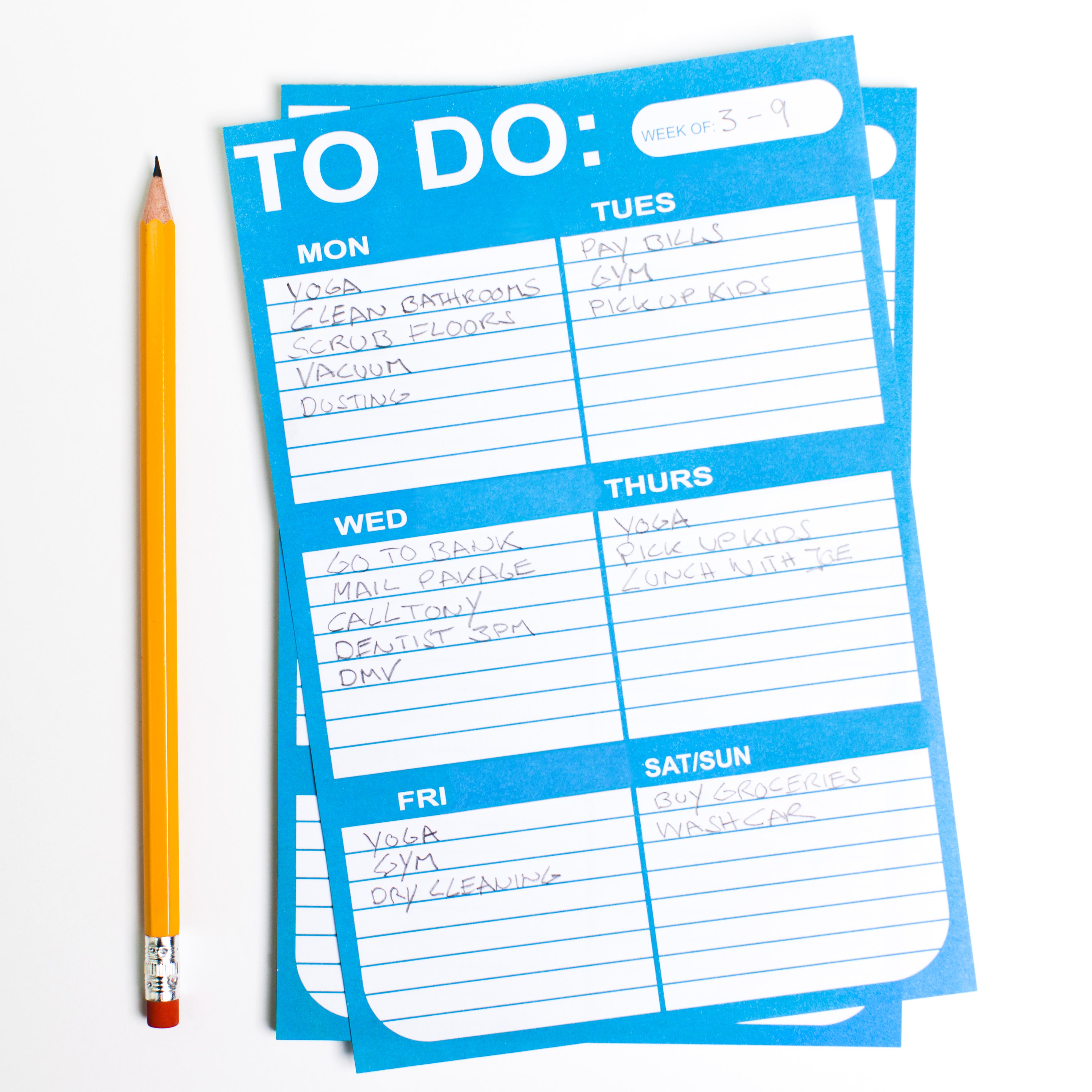 To do list