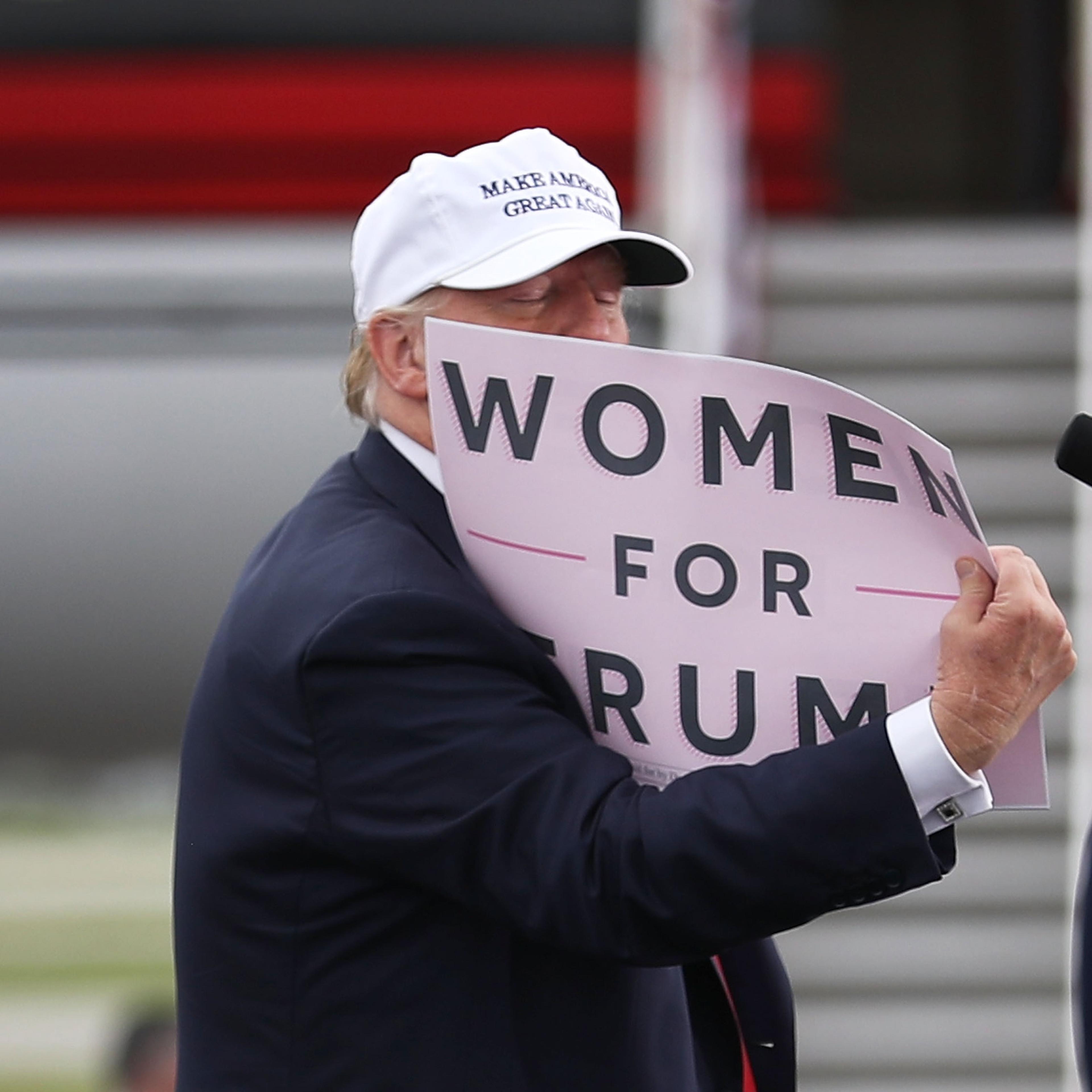 GOP Presidential Nominee Donald Trump Campaigns In Battleground State Of Florida