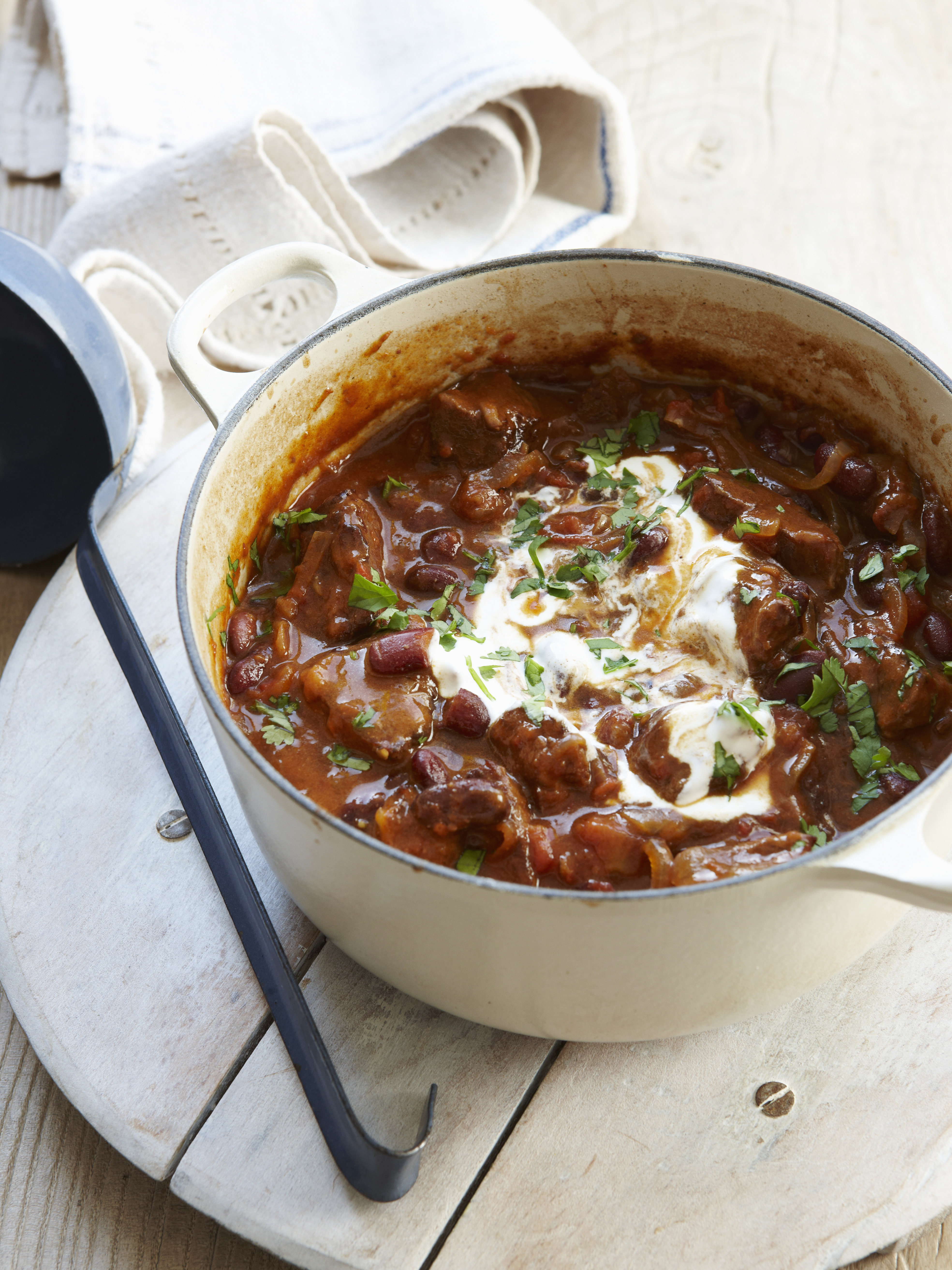 Pot of chili