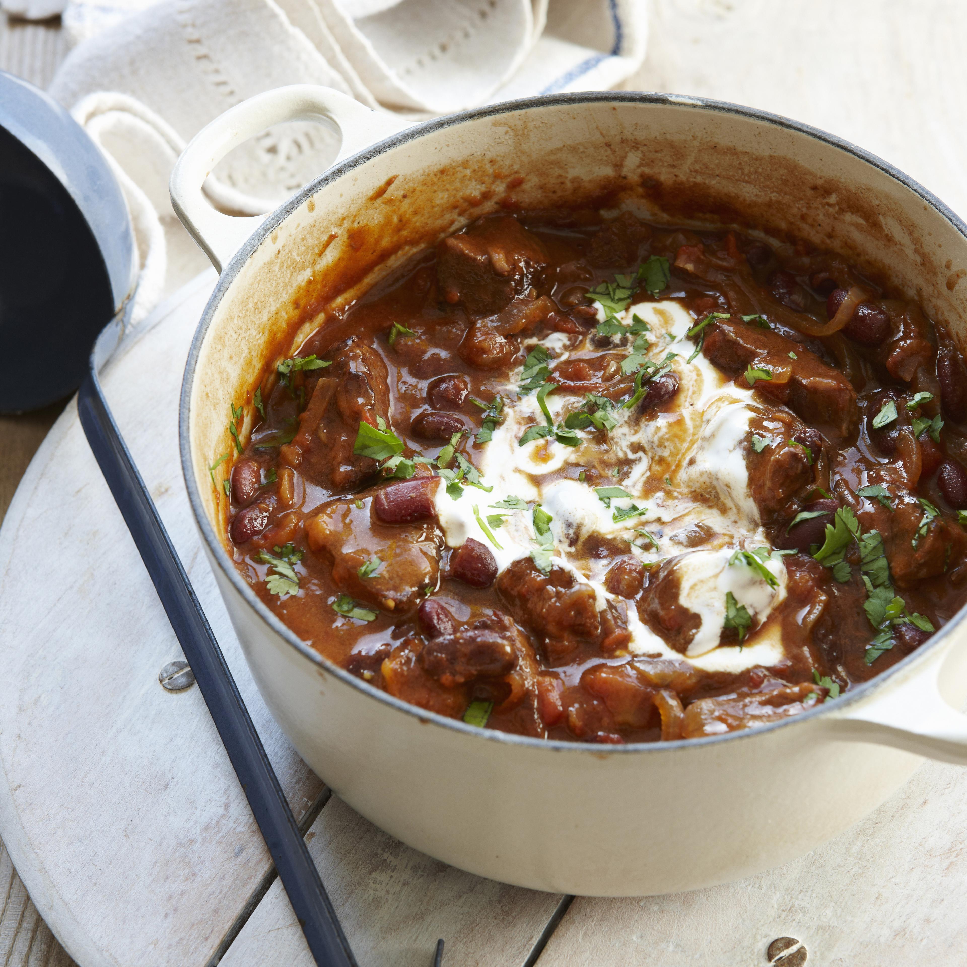 Pot of chili