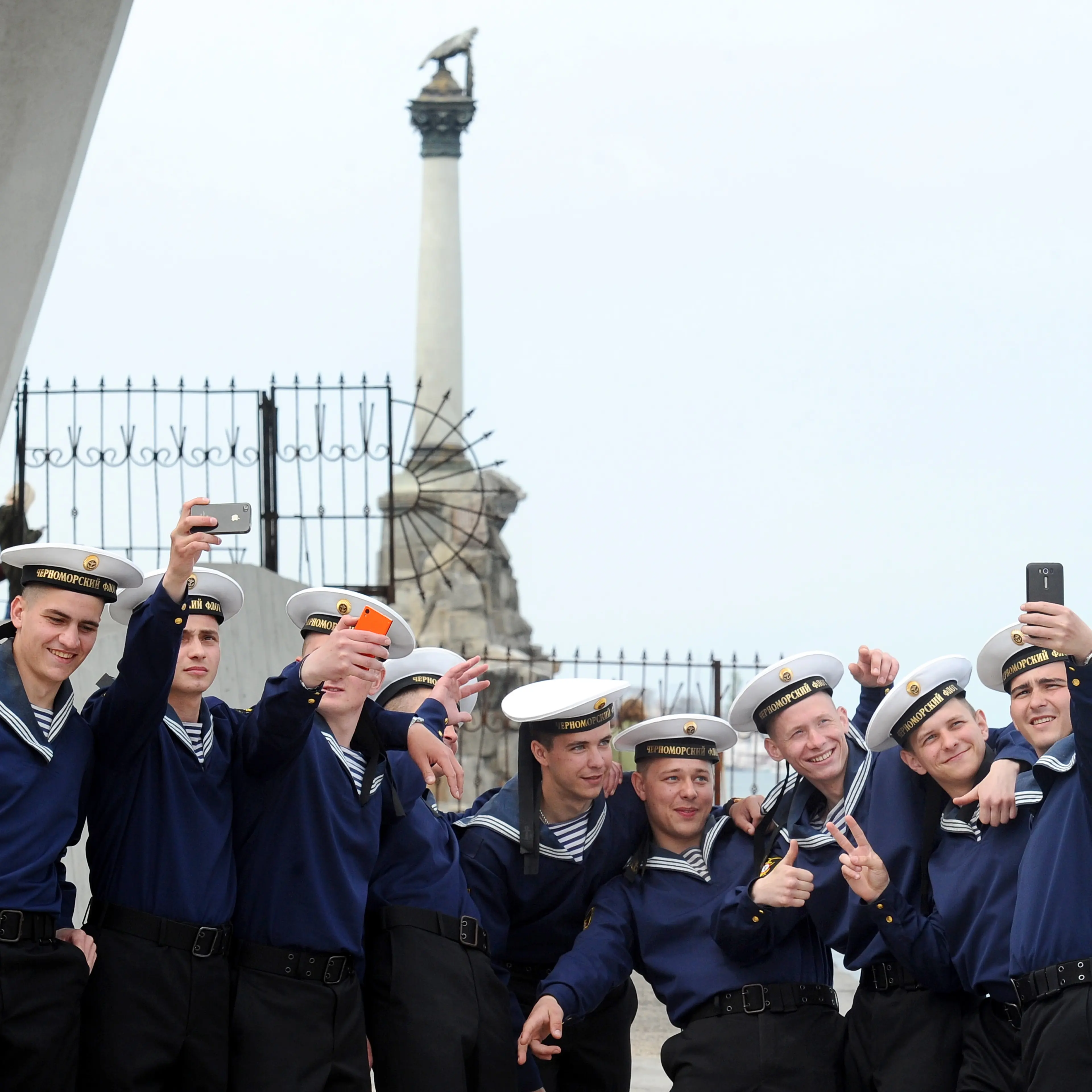 Preparations for Victory Day in Sevastopol, Russia