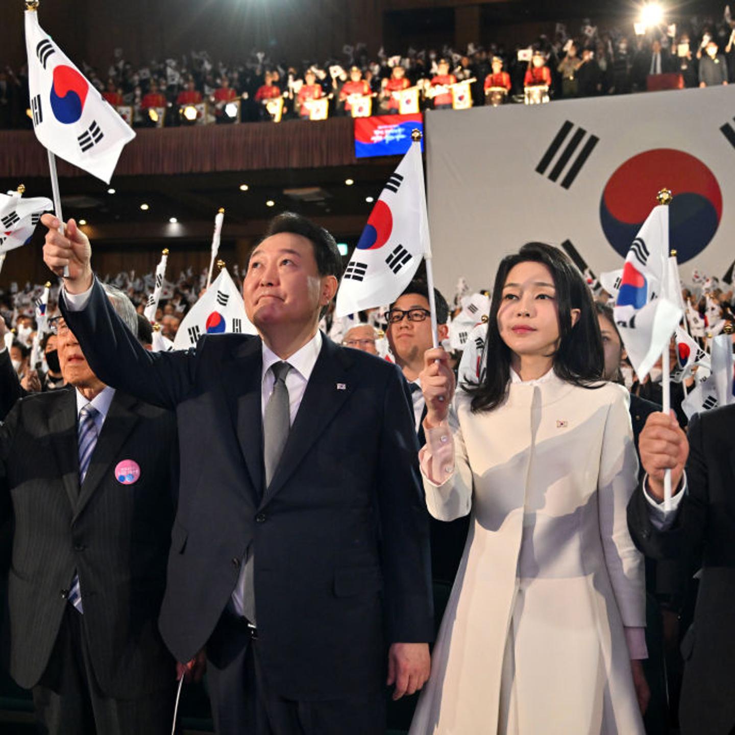 South Koreans President Attends Independence Movement Day