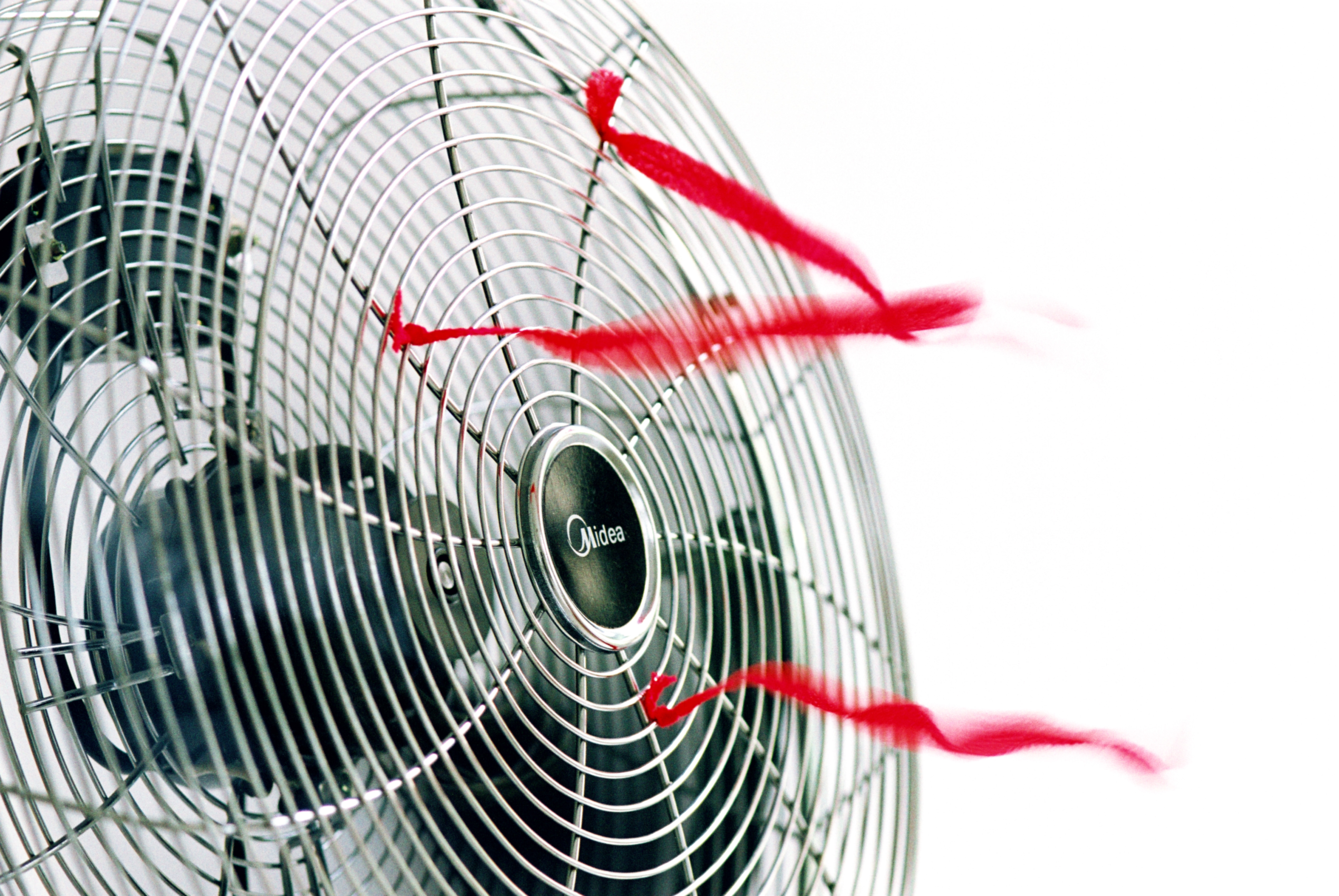 Electric fan, close up