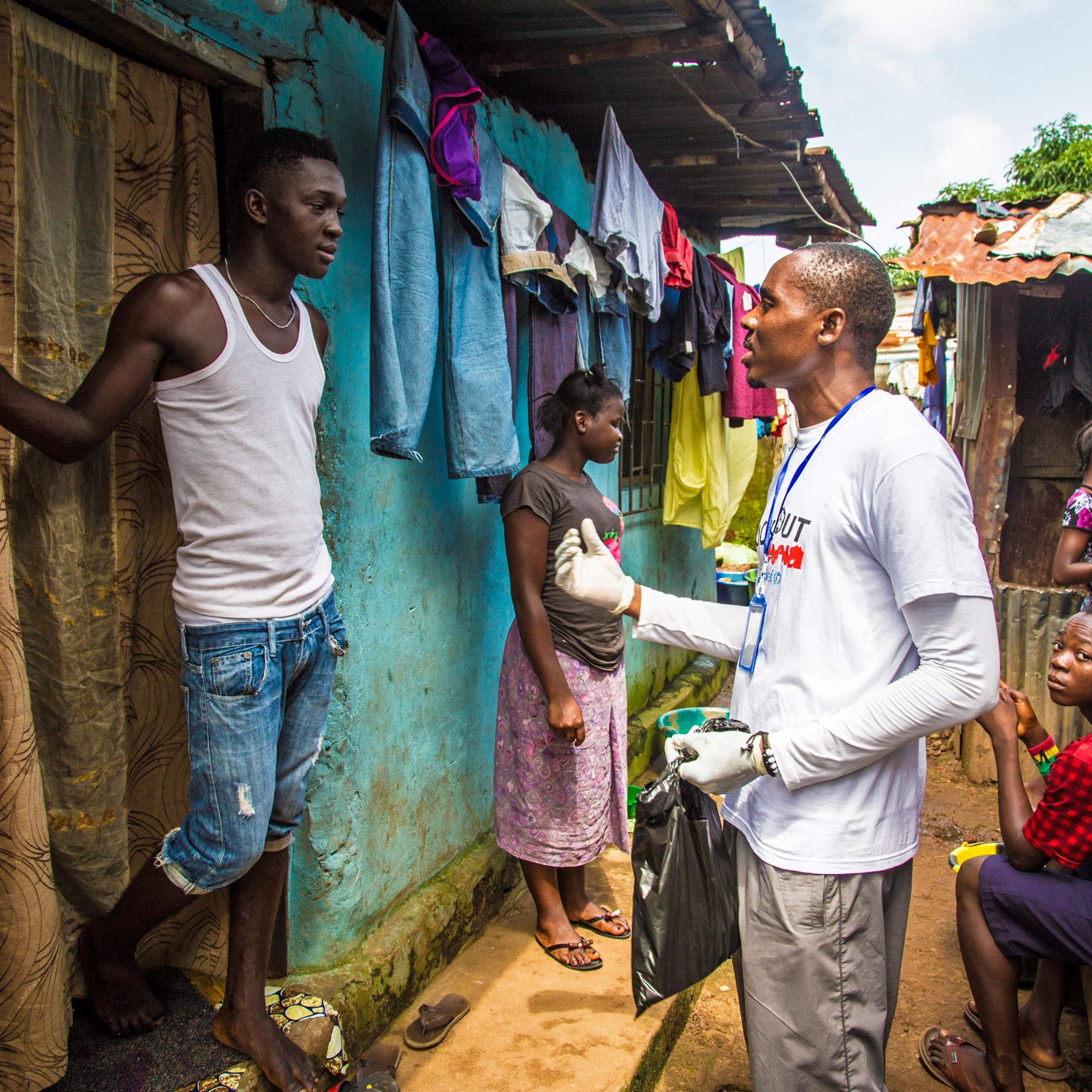 Ebola Sierra Leone Lock Down