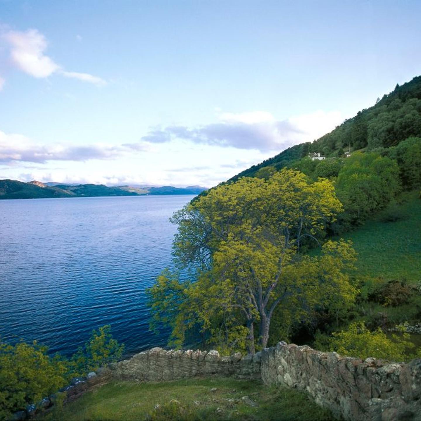 Loch Ness at sunset, Highlands, Scotland