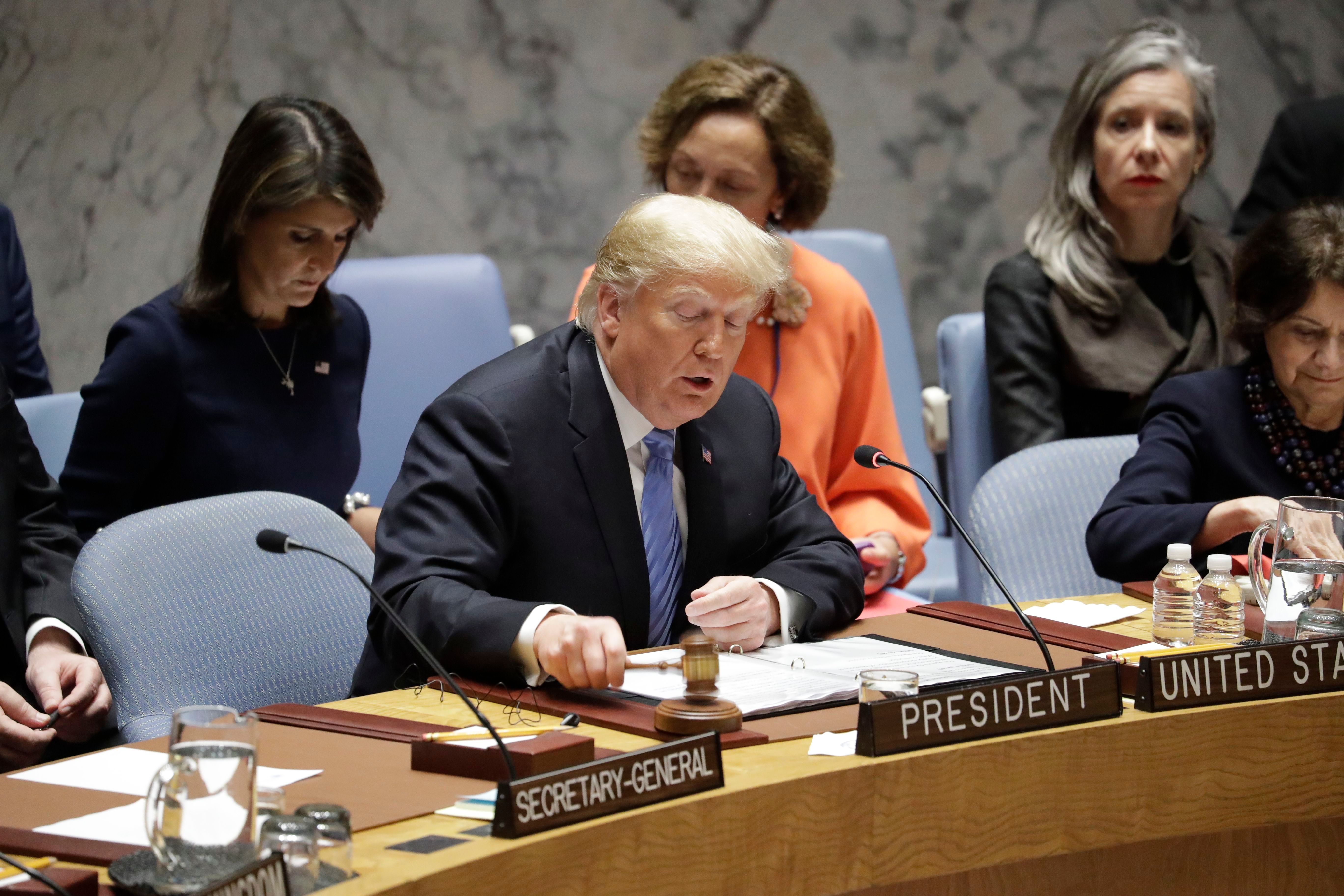 Trump United Nations - 26 Sep 2018
