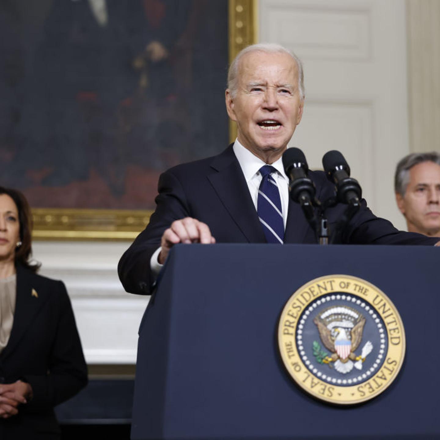 President Biden Delivers Remarks On Hamas Attacks In Israel