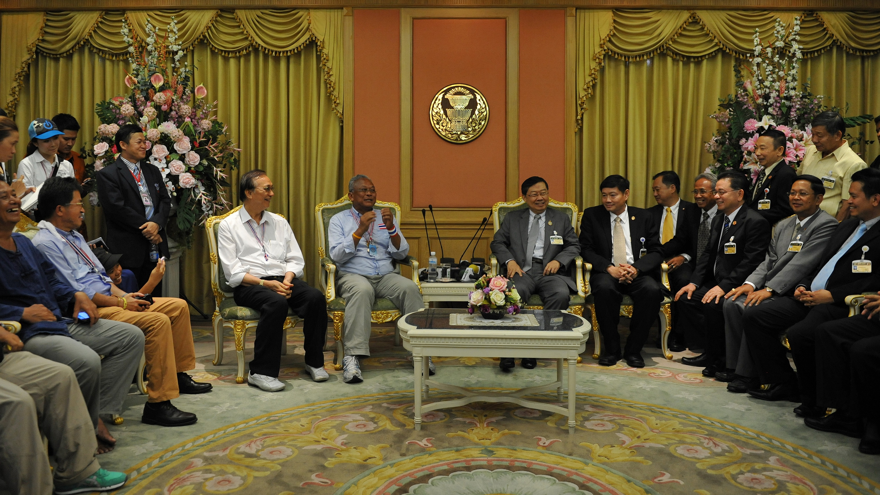 Anti Government Protesters Relocate Main Rally Site To Government Compound