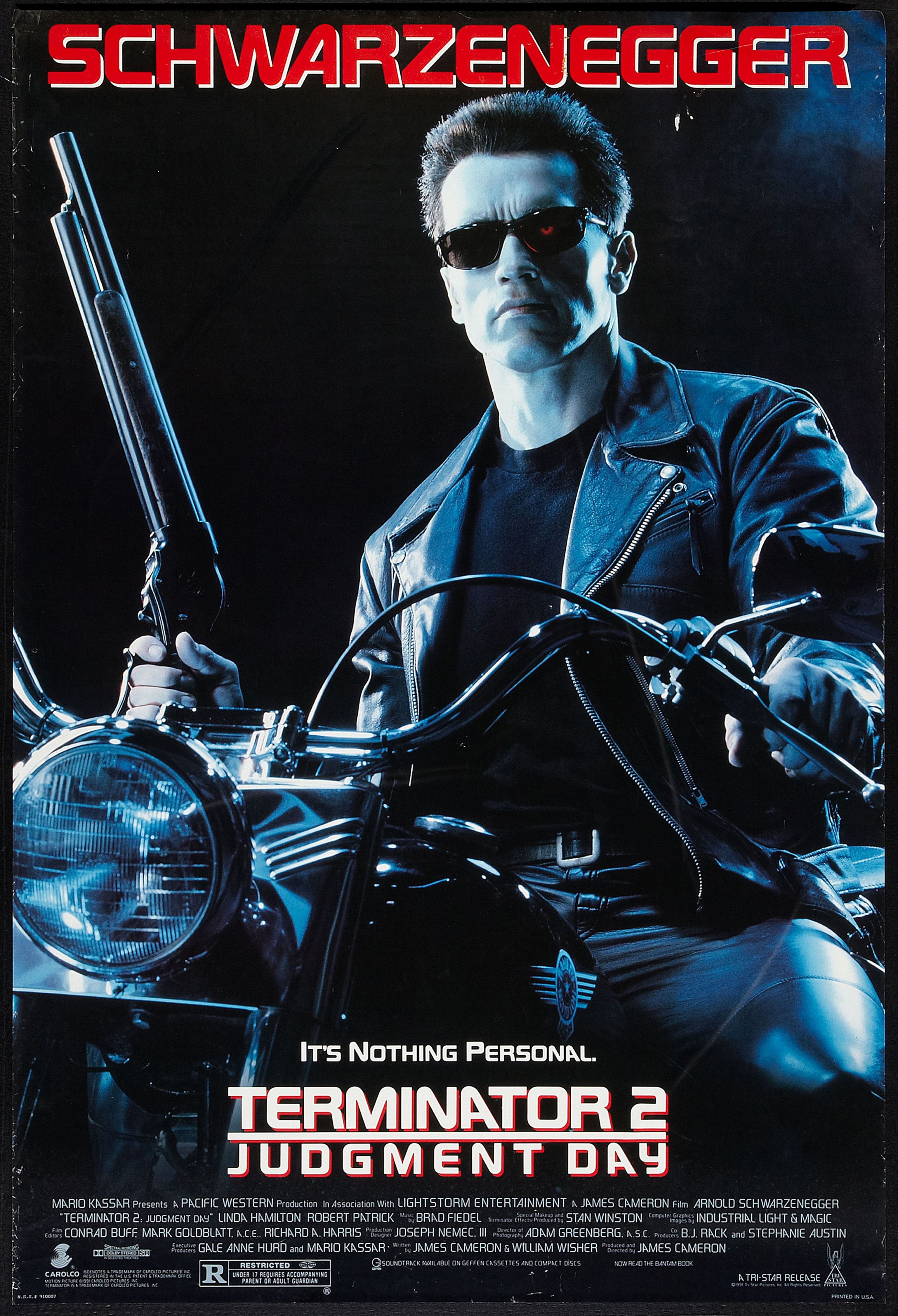 Poster for the movie 'Terminator 2: Judgment Day,' 1991