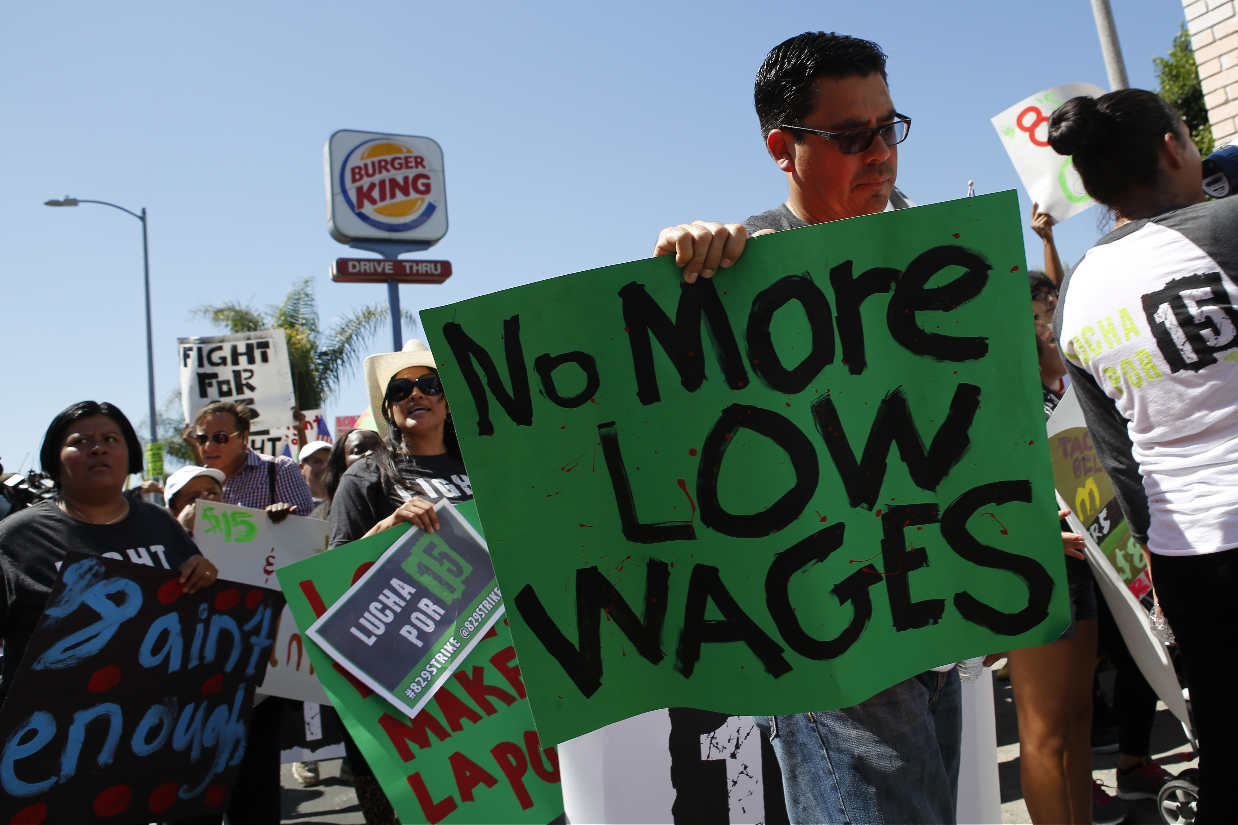 Fast-Food Strikes in 50 U.S. Cities Seeking $15 Per Hour