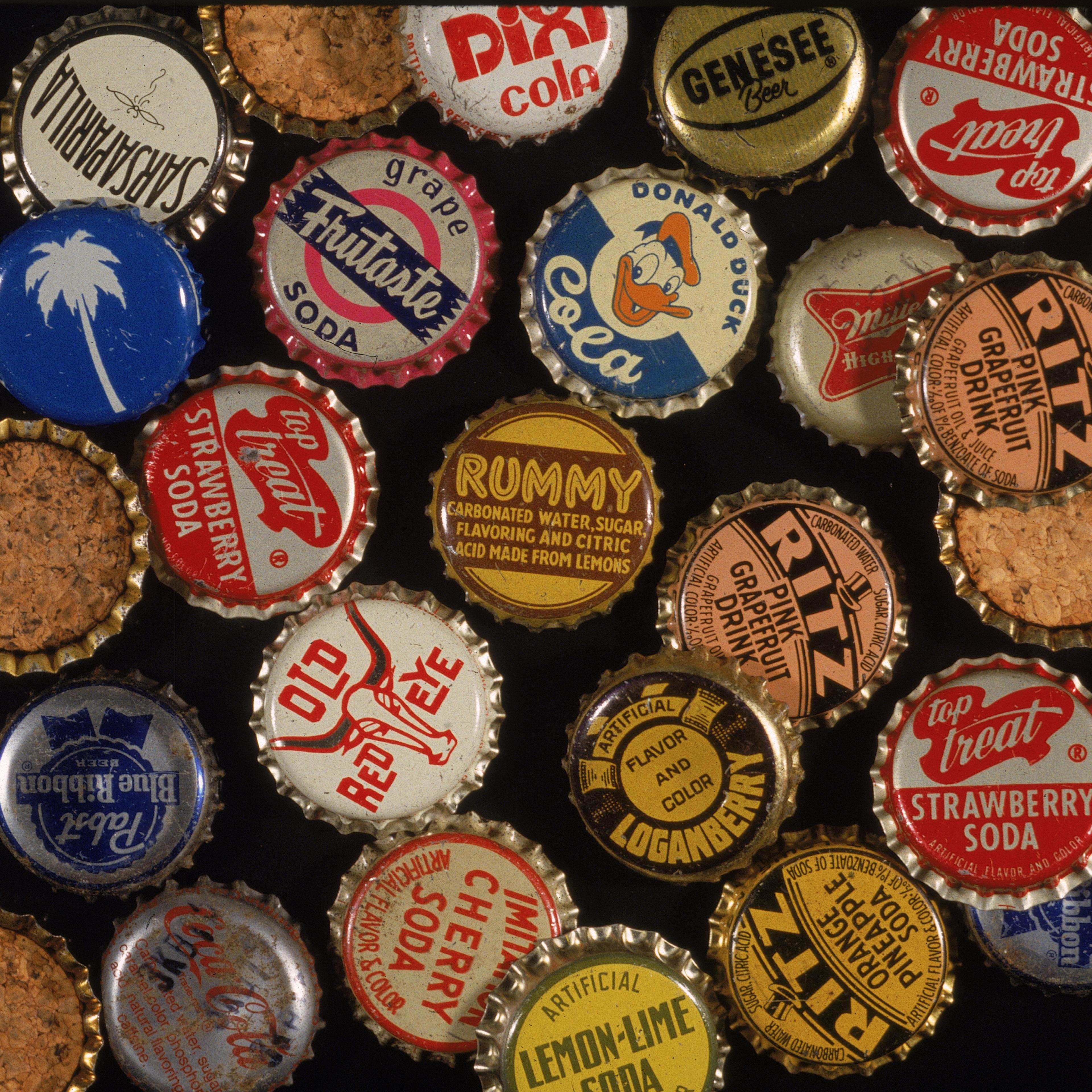 Assorted Antique Bottle Caps