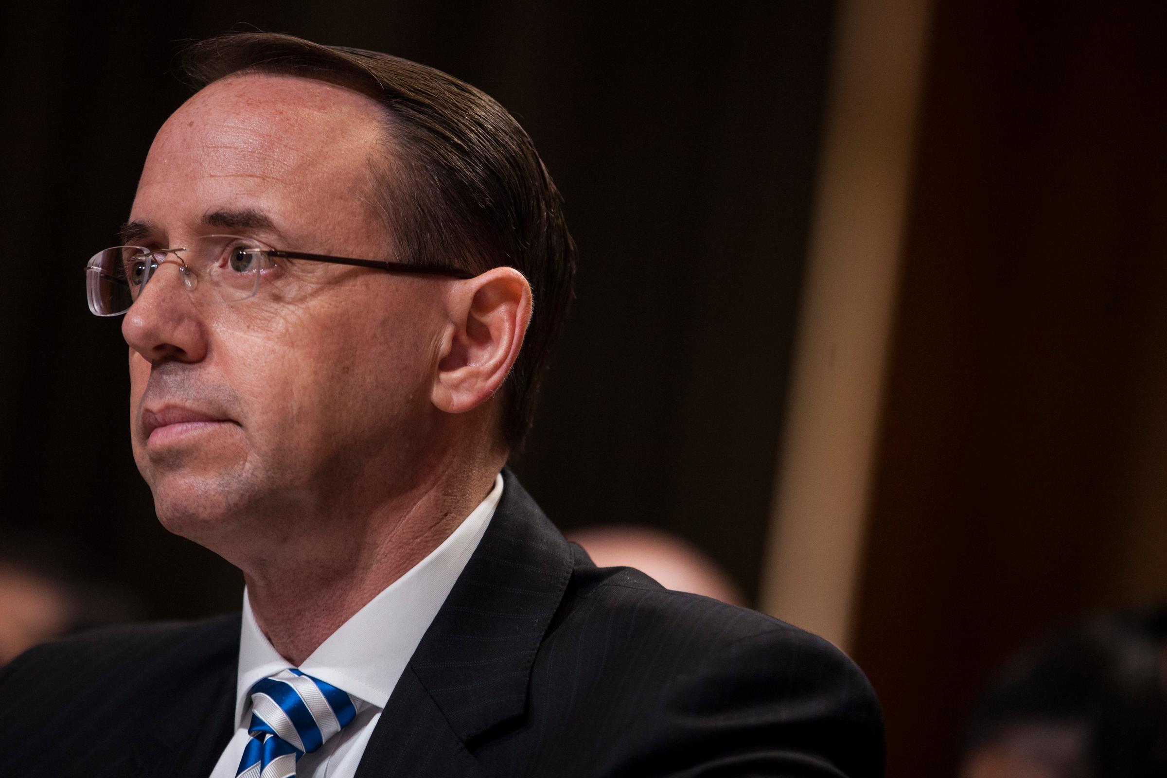 Robd Rosenstein Rod Rosenstein Isn't Recusing Himself From Russia Probe