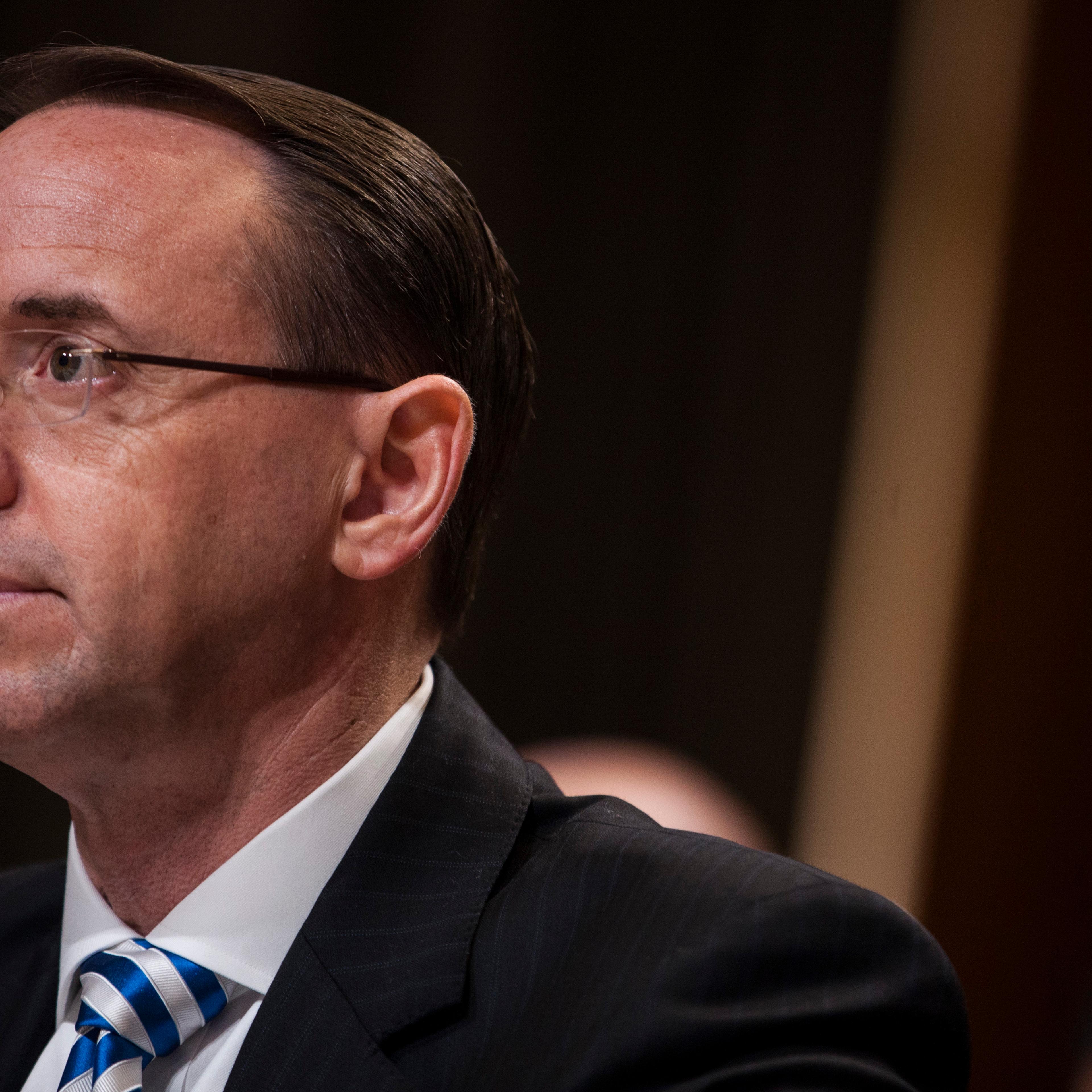 Deputy Attorney General Rod Rosenstein Testifies To Committee On Justice Dept.'s Budget