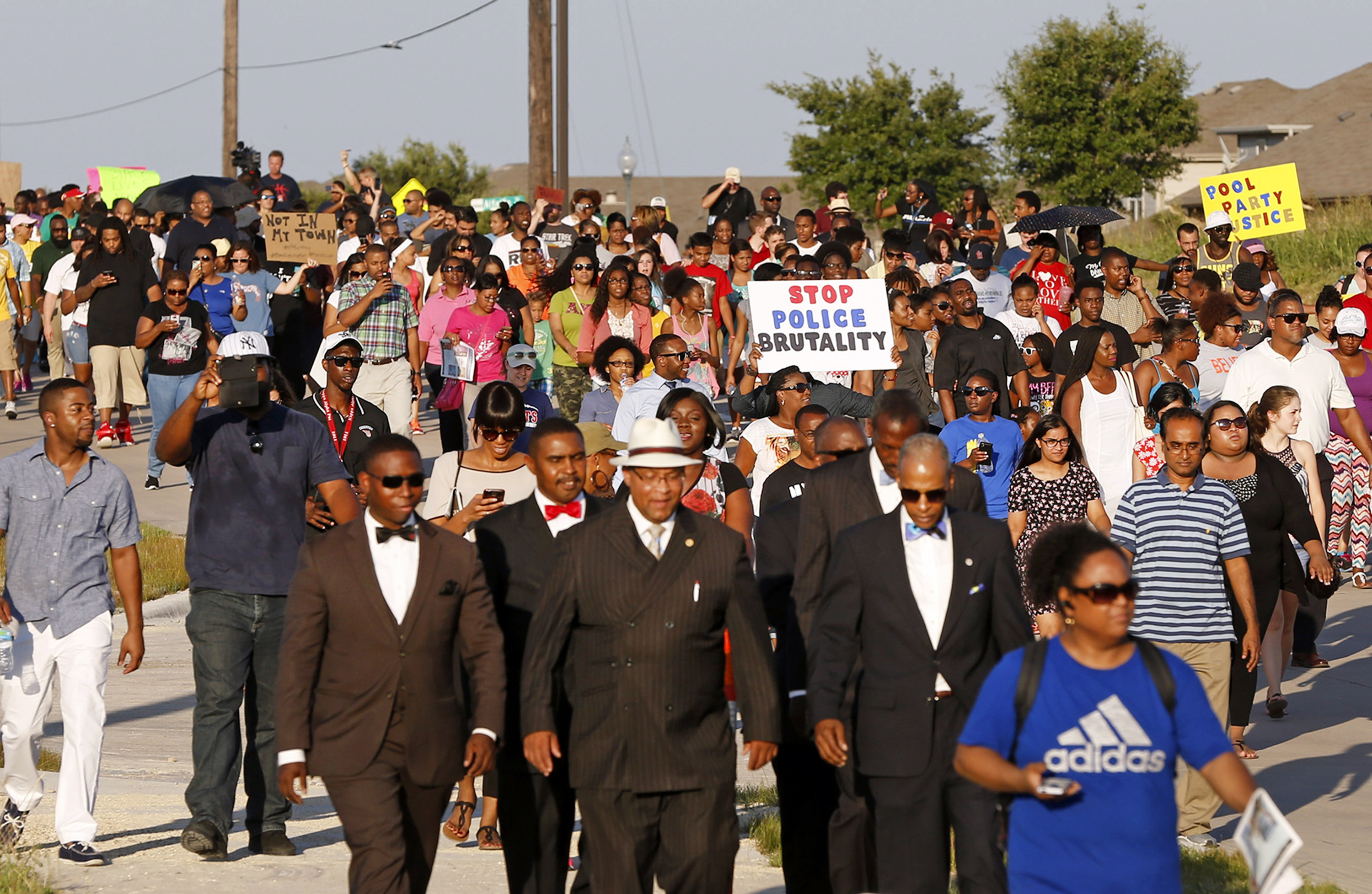 McKinney Police Protest March
