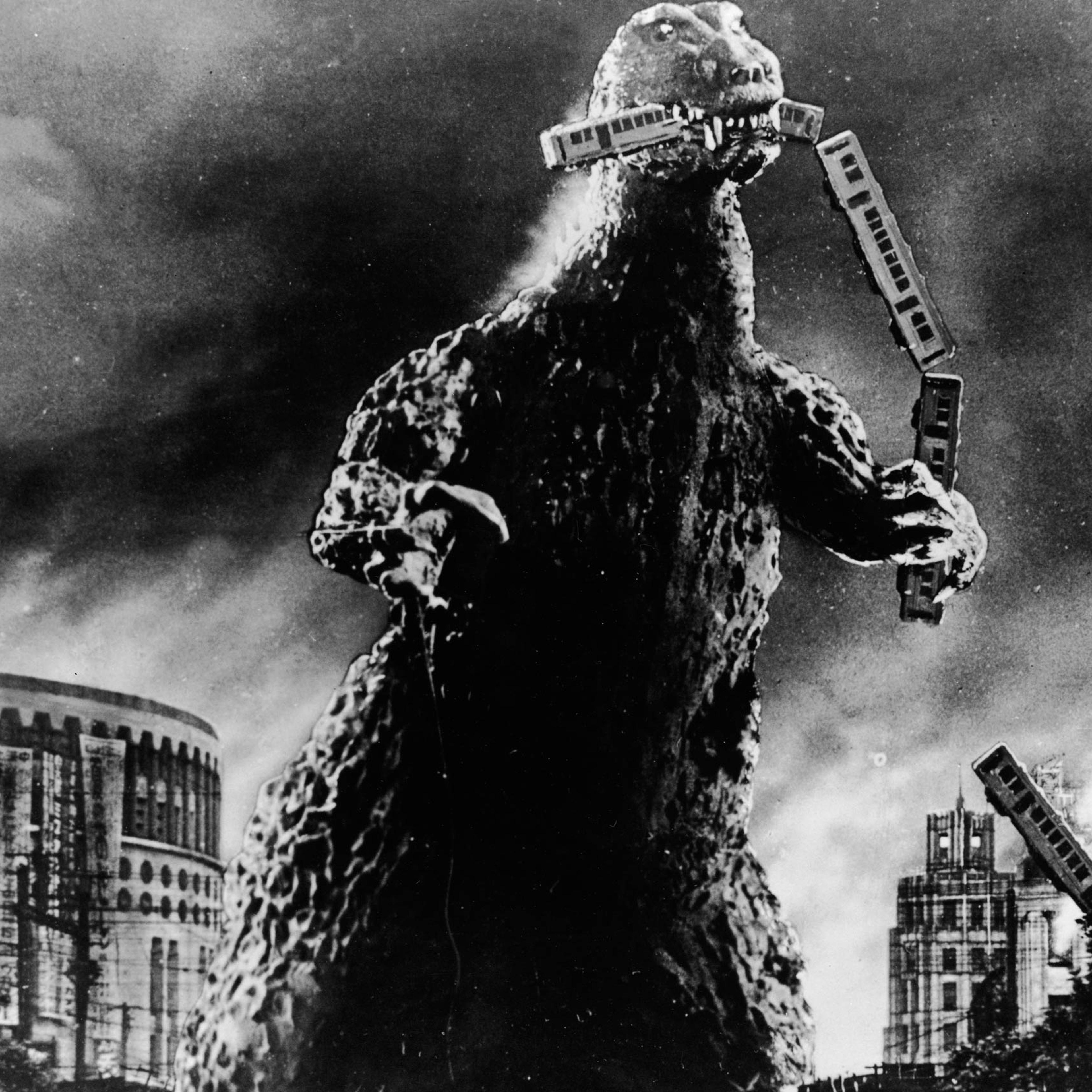 Godzilla Eats A Commuter Train