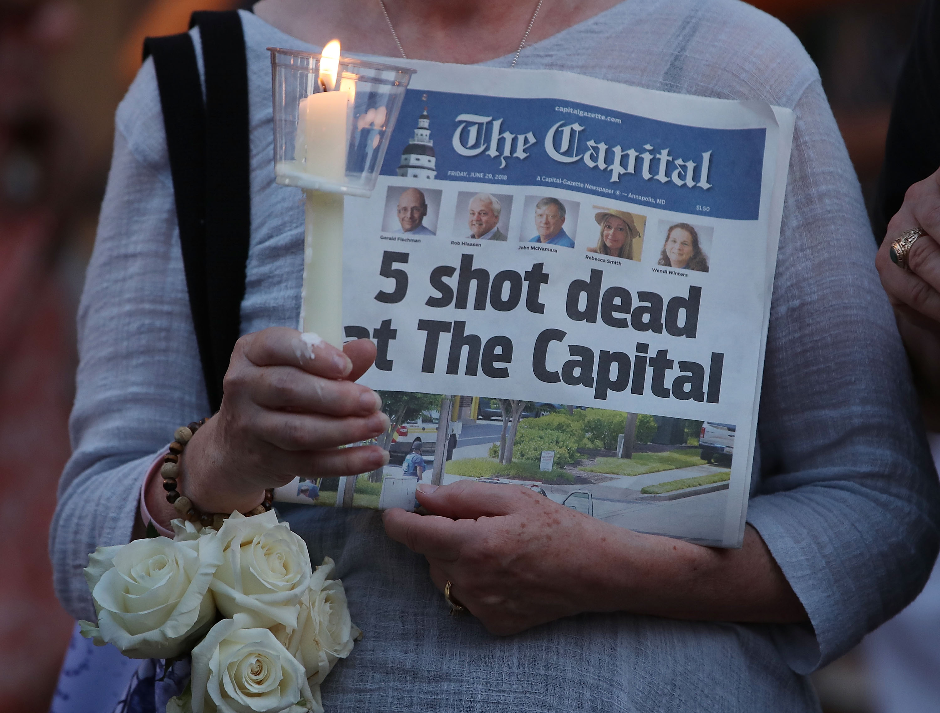 At Least 5 Killed In Shooting At Annapolis Capital-Gazette  Newspaper