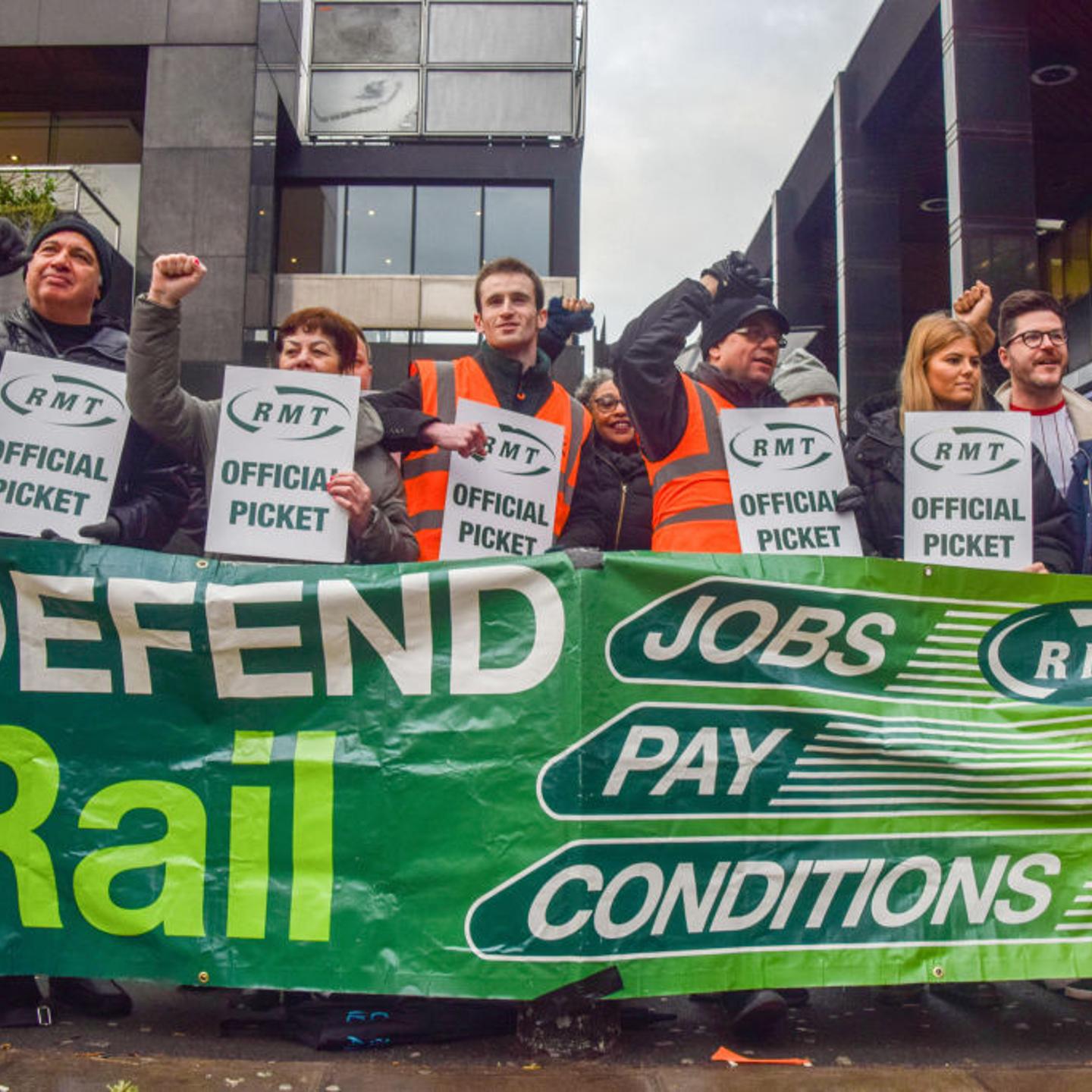 RMT (Rail, Maritime and Transport workers union) members