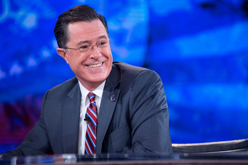 Stephen Colbert says Donald Trump is just like his old character on “The Colbert Report.”