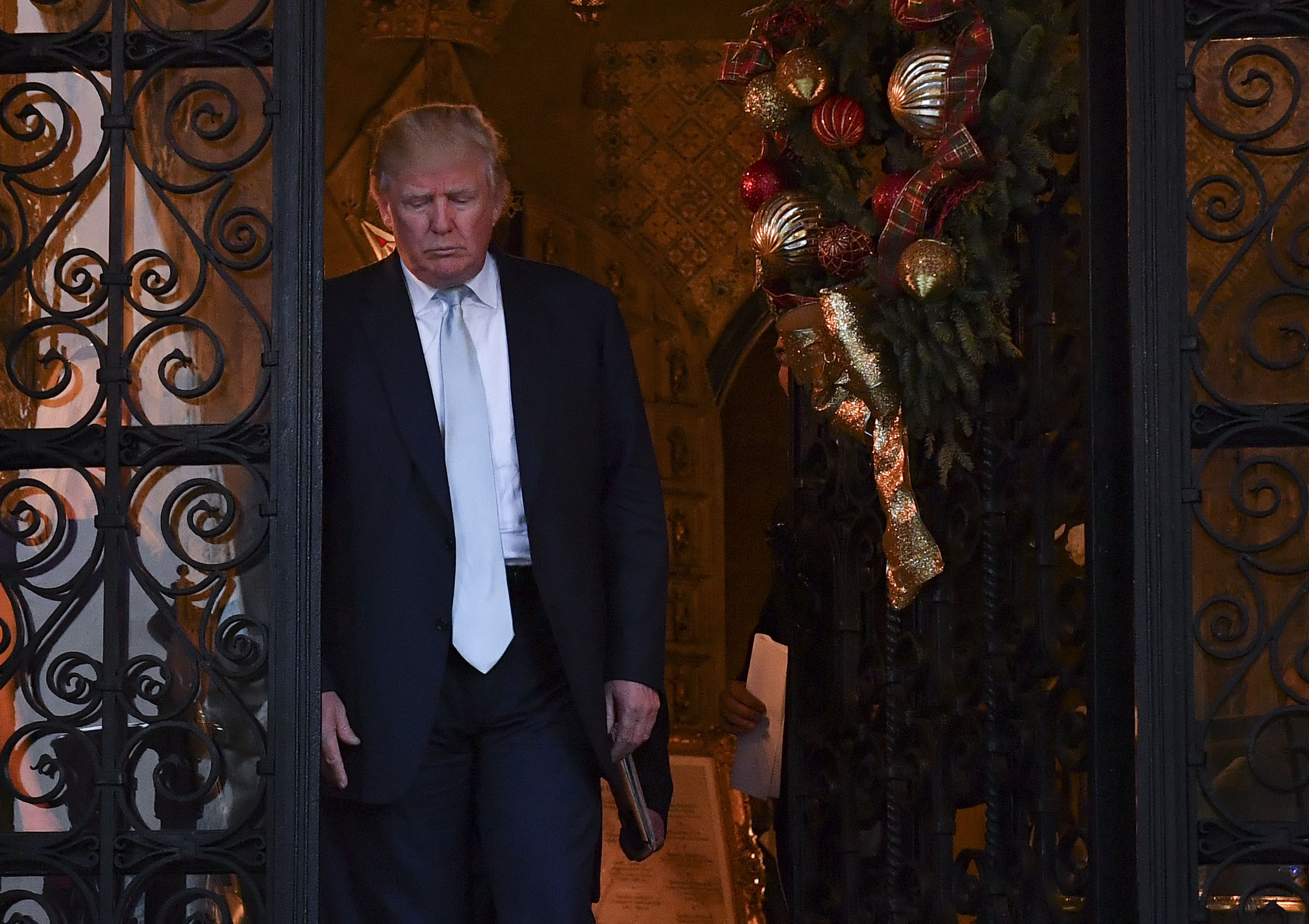 President-elect Donald Trump at Mar-a-Lago Club