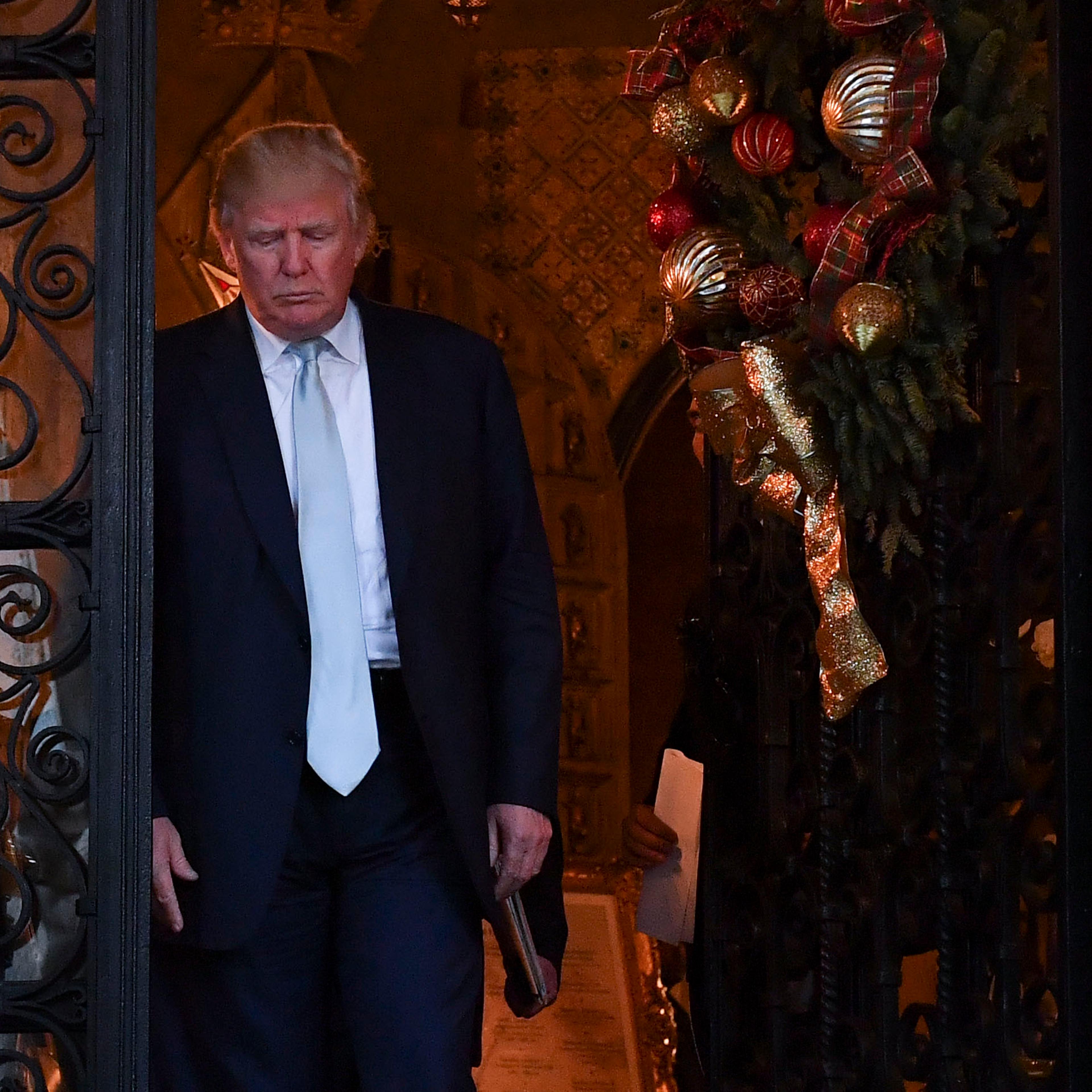 President-elect Donald Trump at Mar-a-Lago Club