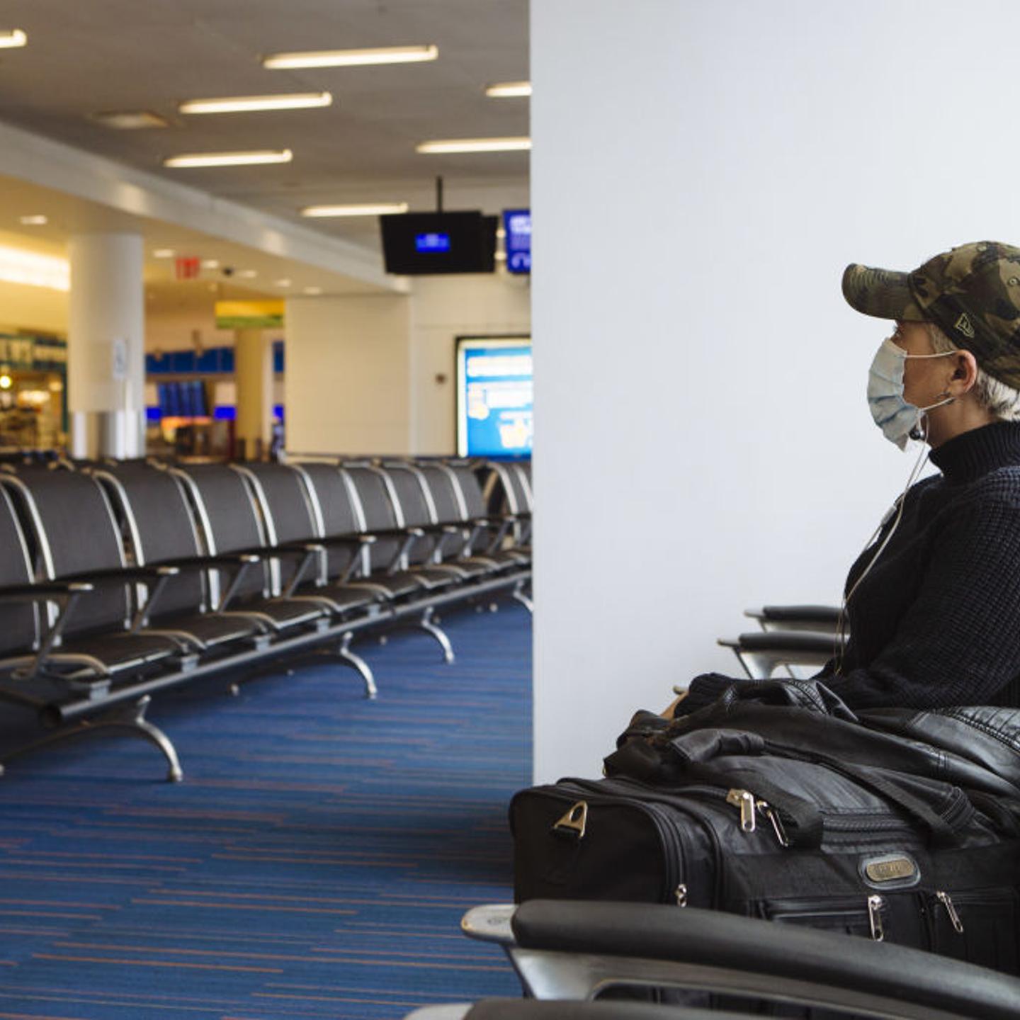 JFK Airport As U.S. Travelers Dip Below 100,000 In Worst-Ever Free Fall