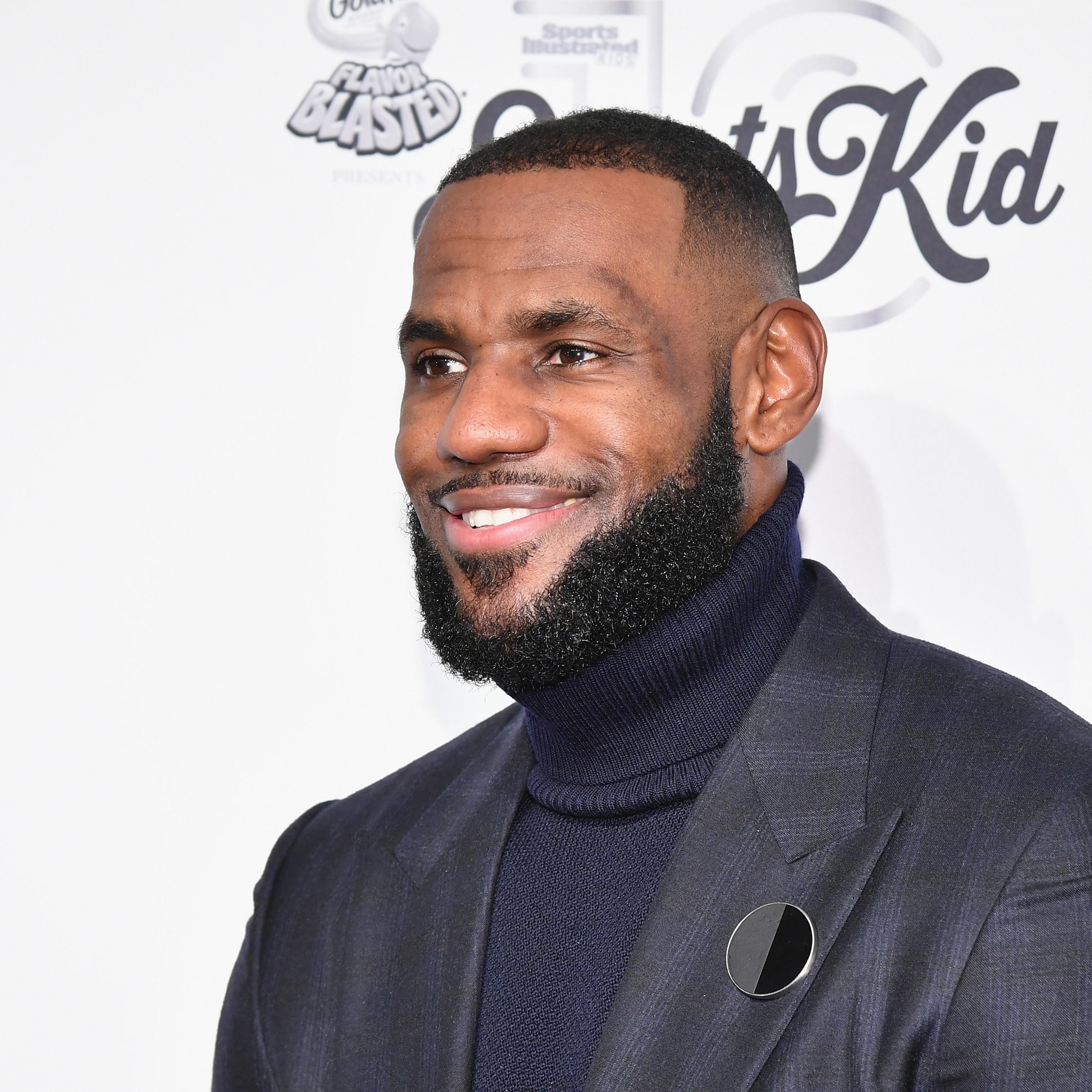 Basketball Player LeBron James attends the Sports Illustrated Sportsperson of the Year Ceremony 2016 at Barclays Center of Brooklyn on December 12, 2016 in New York City.