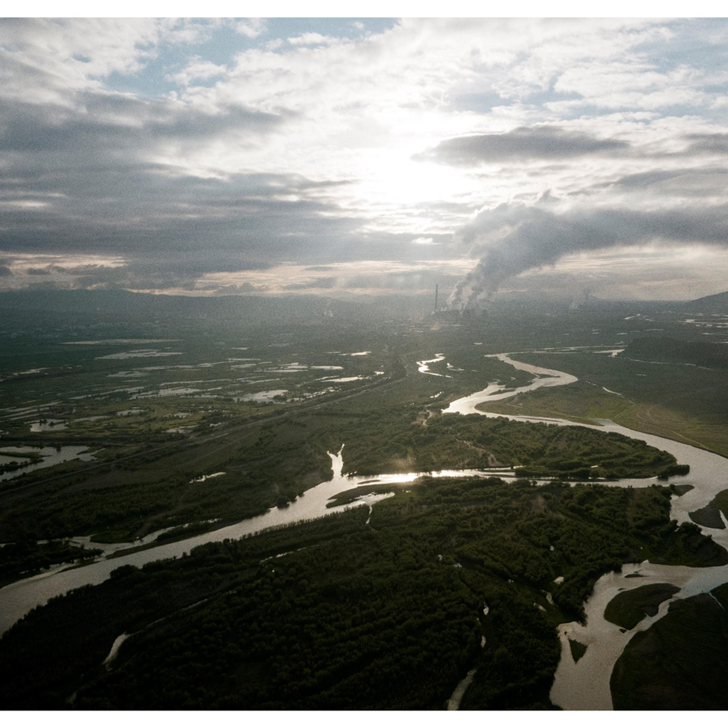 An aerial view of Ulan Bator.