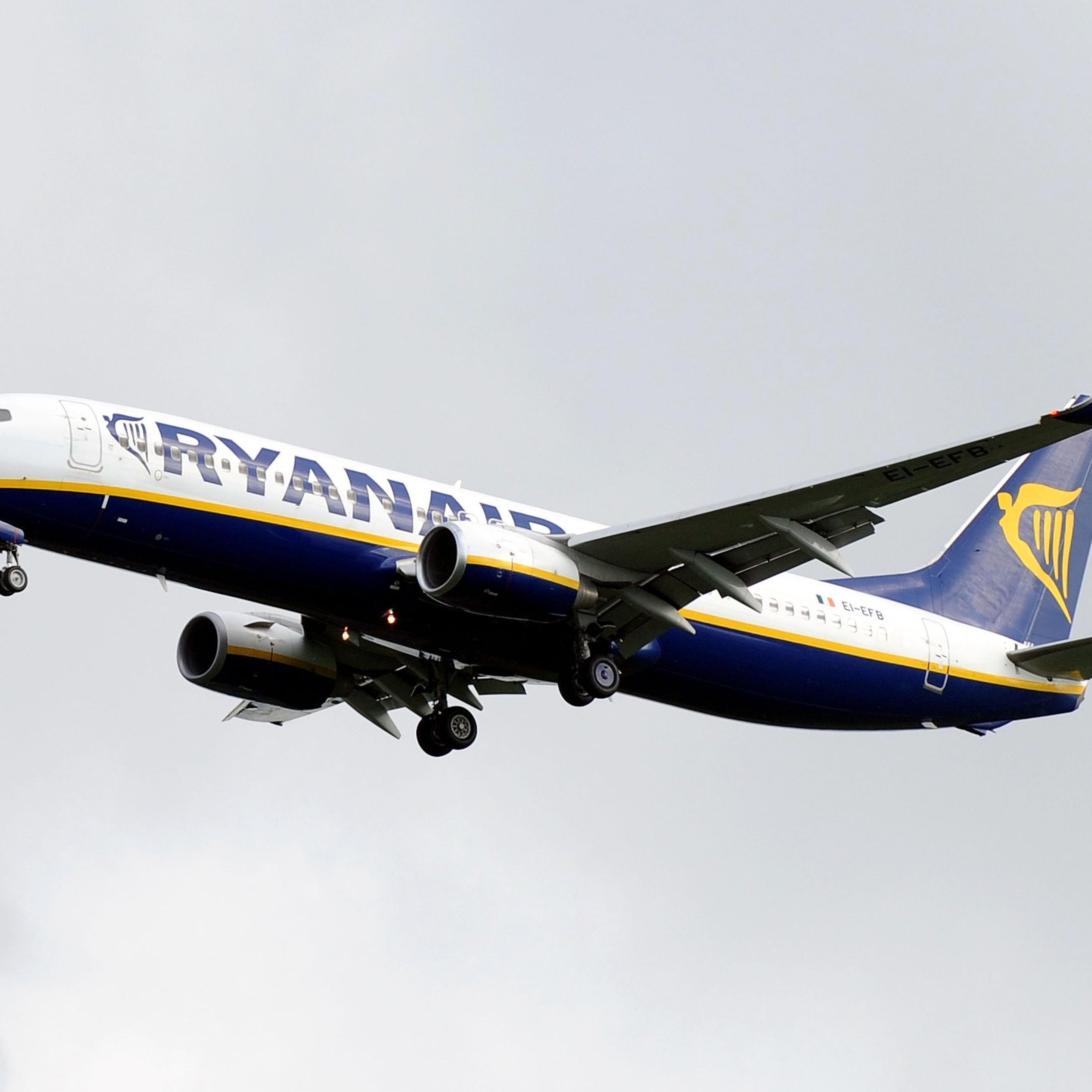 A Ryanair Boeing 737 on May 29, 2014.