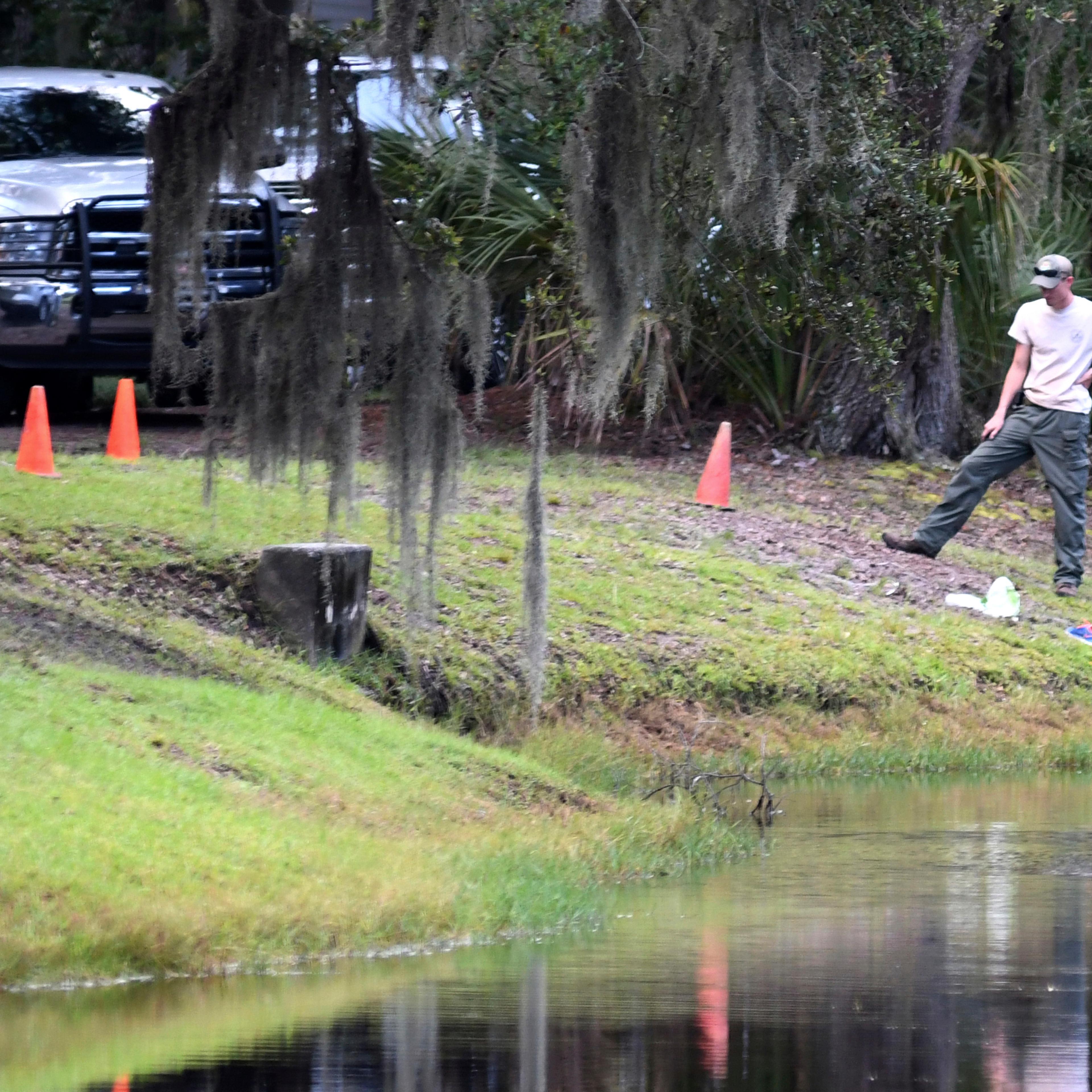 The lagoon where Kline was killed