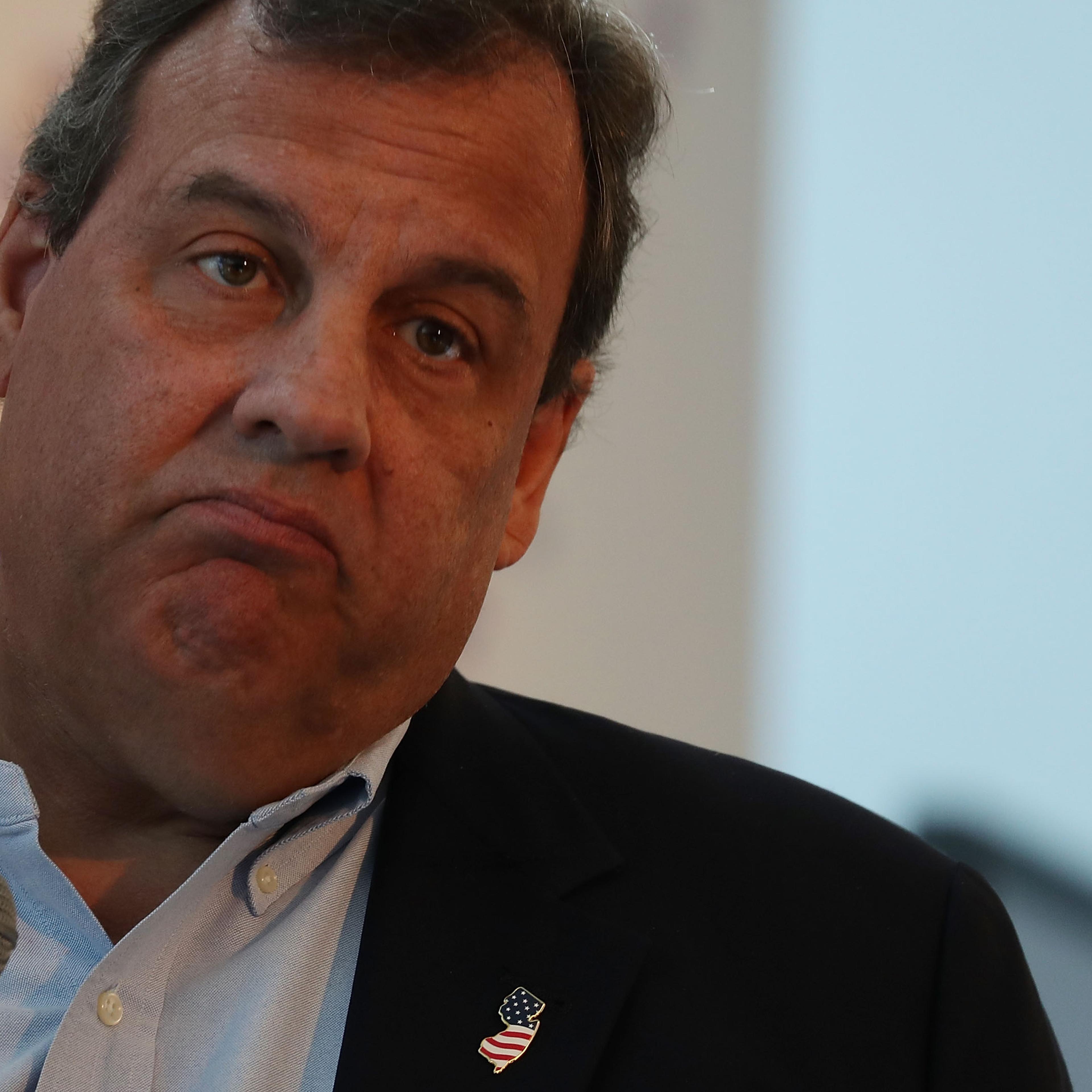 NJ Gov. Chris Christie Speaks At Gov't And Media Conference