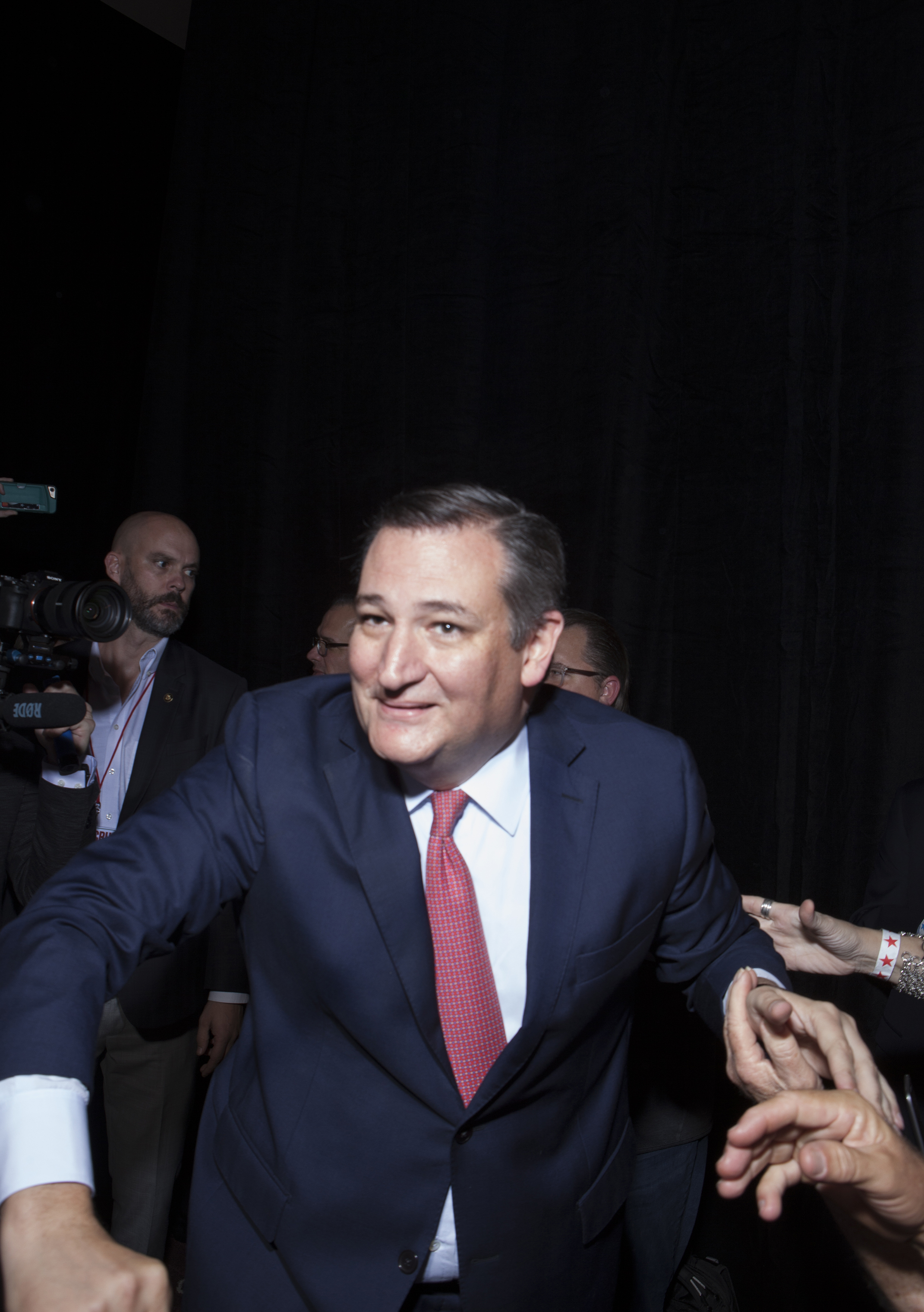 Sen. Ted Cruz after declaring victory at his Election Night event in Houston.