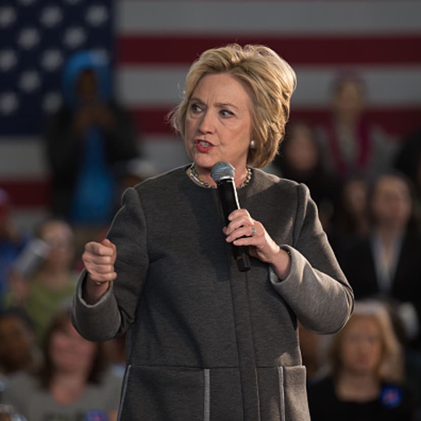 BROOKLYN, NY, UNITED STATES - 2016/05/04: Hillary Clinton speaks at Hillary Town Hall with Congresswomen Yvette Clarke and First lady of New York City Chirlane McCray. (Photo by Louise Wateridge/Pacific Press/LightRocket via Getty Images)
