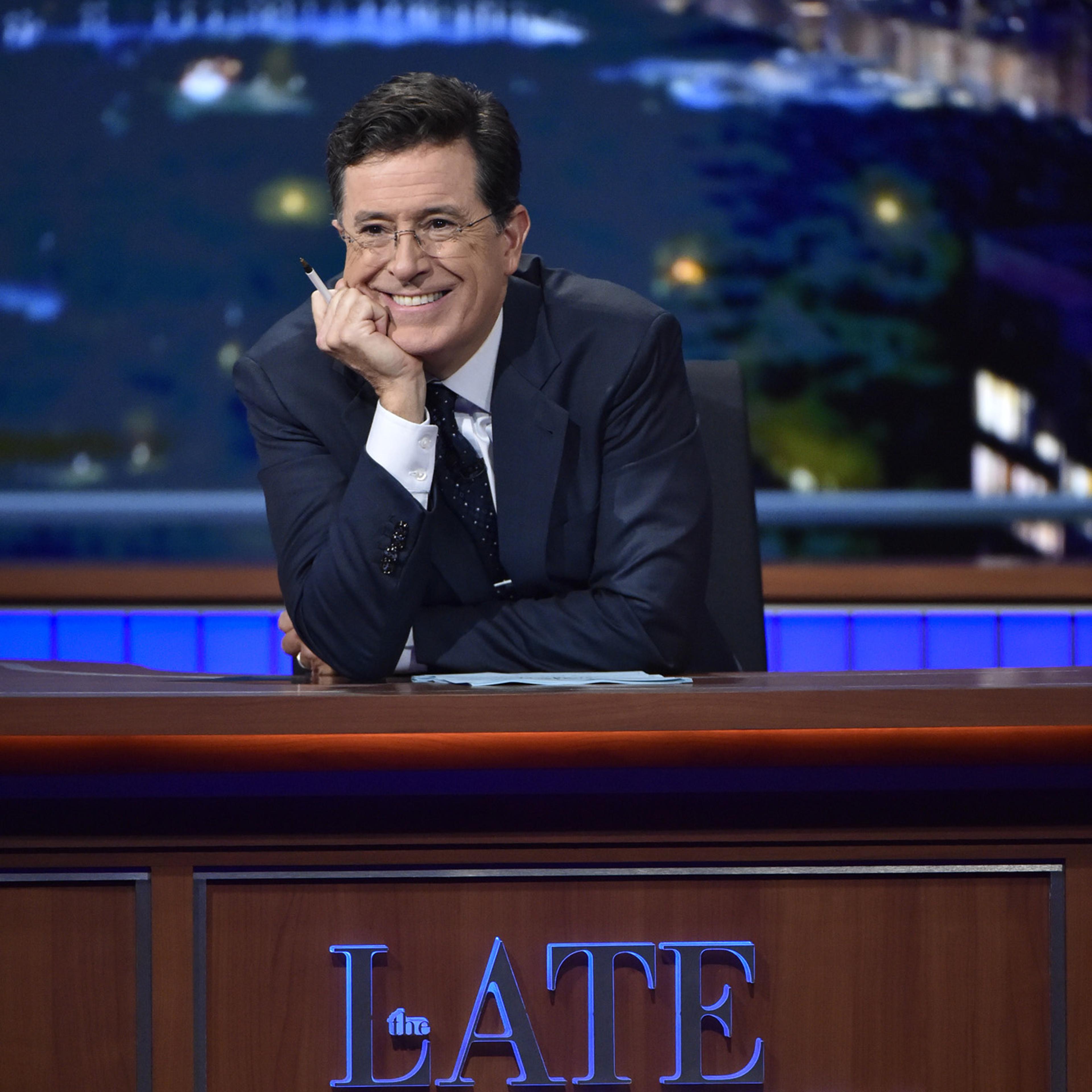 Stephen Colbert on "The Late Show with Stephen Colbert."