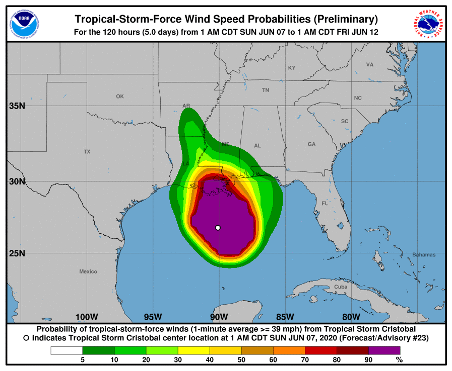 Tropical Storm Cristobal