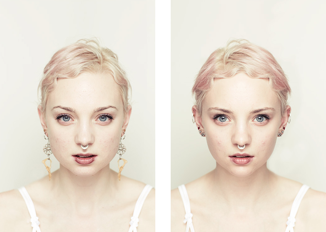 Photos: What Symmetrical Faces Really Look Like