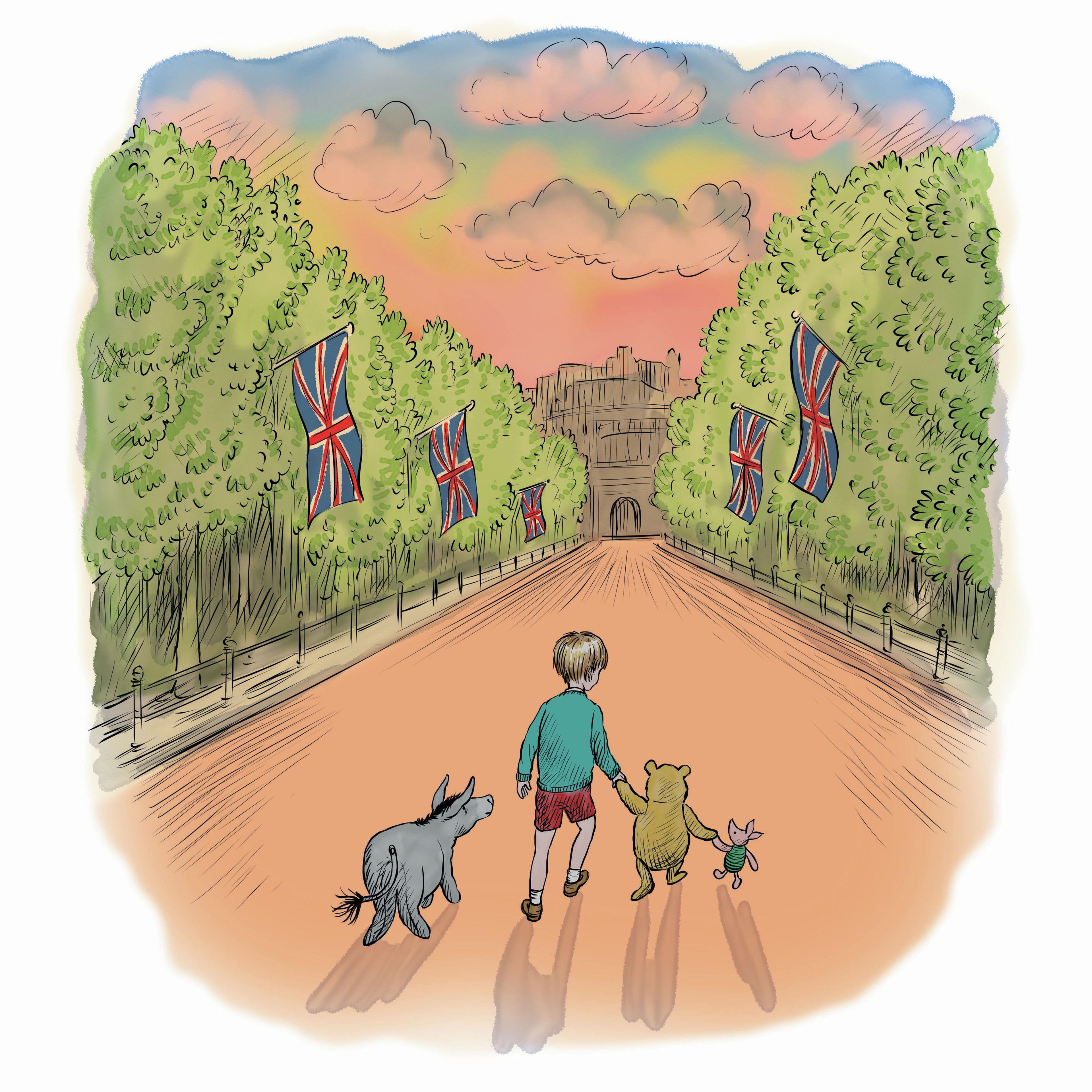 Winnie-The-Pooh And The Royal Birthday, a new adventure story has been released to celebrate both of their 90th birthdays, May 26, 2016.