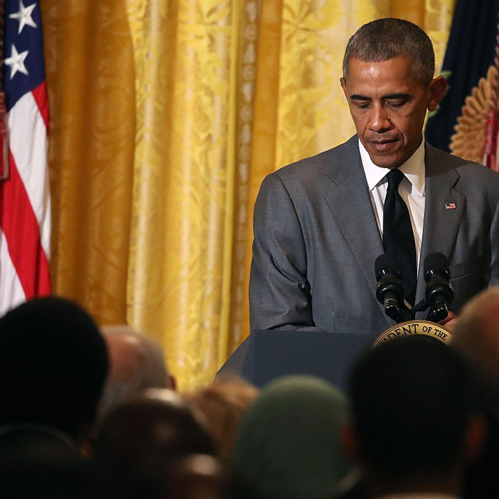 President Barack Obama is pictured here on July 15, 2016 in Washington, DC.