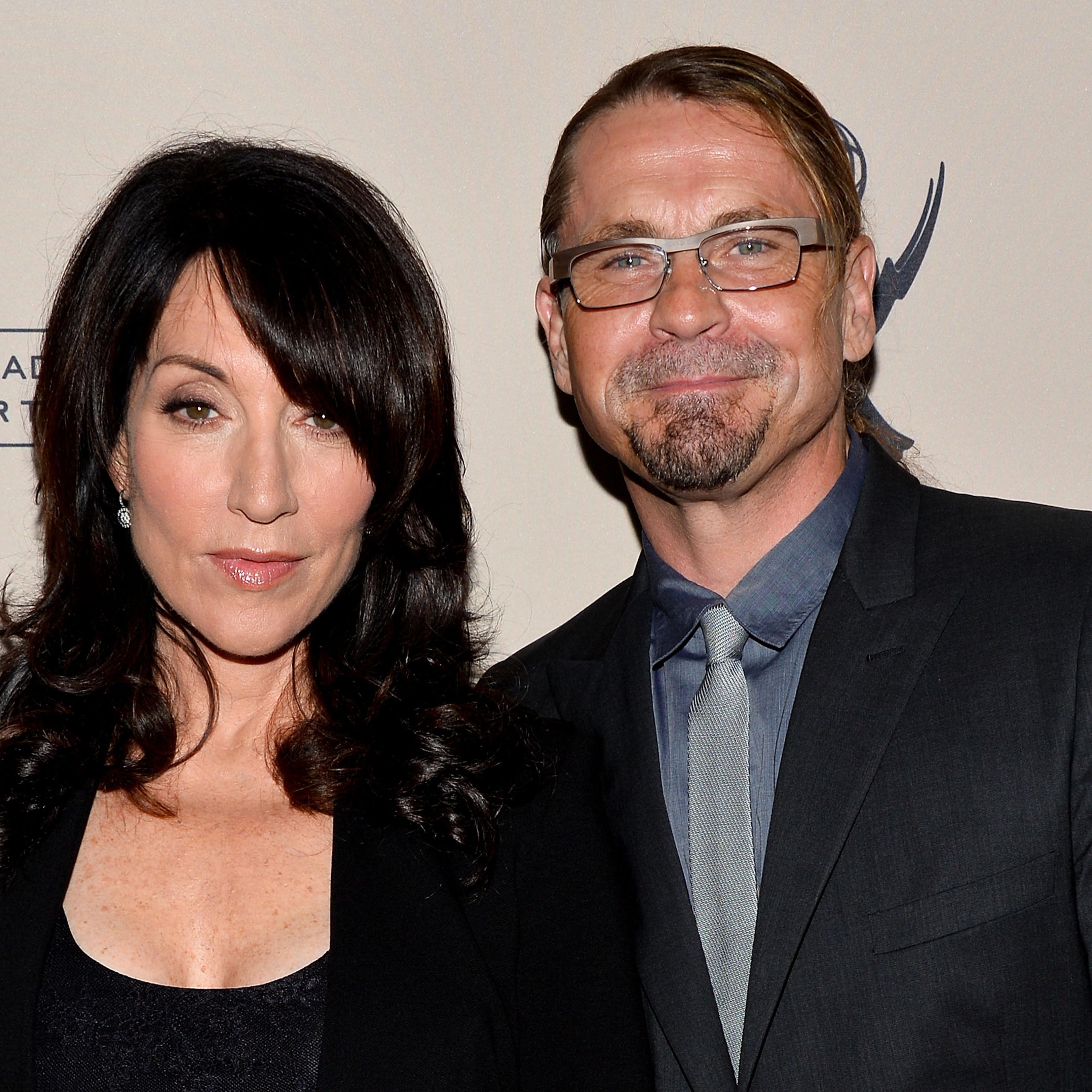 Katey Sagal and Kurt Sutter of "Sons of Anarchy"